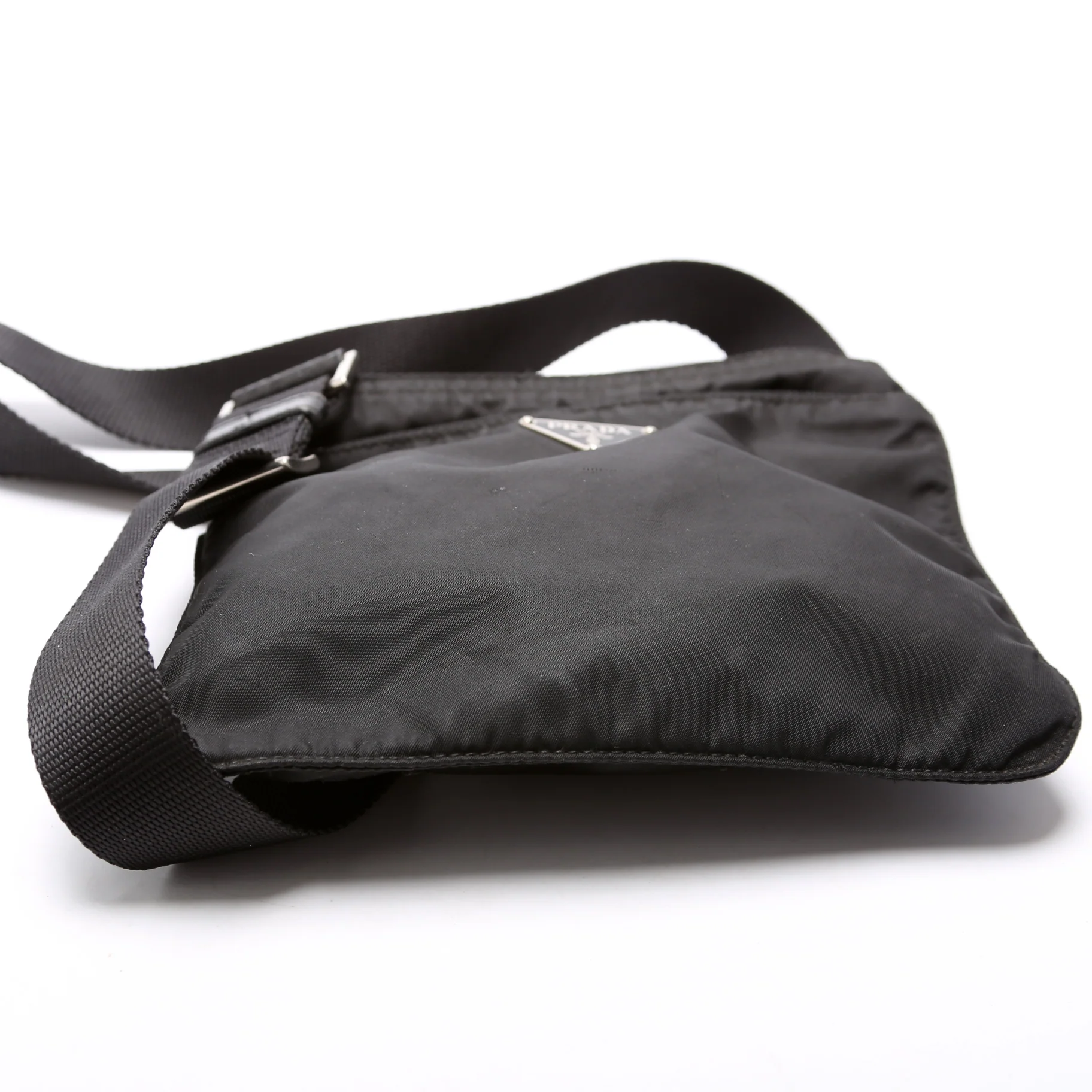 Nylon Flat Small Messenger - Image 4