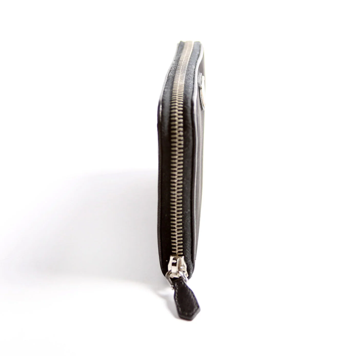 Nylon Long Zip Around Wallet Black - Image 3