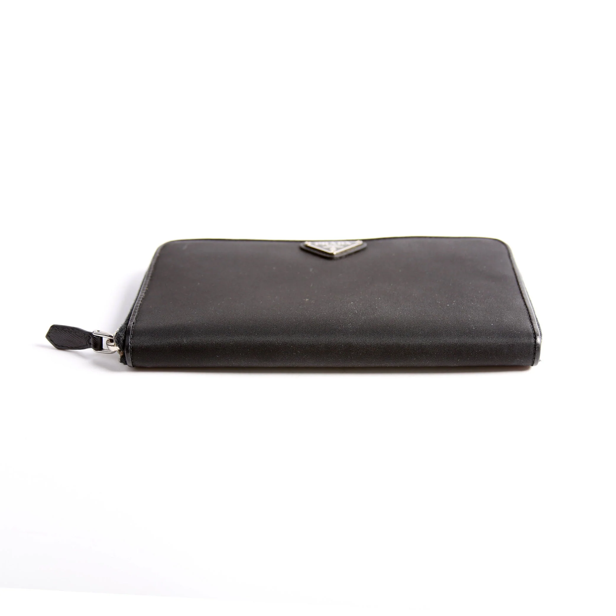 Nylon Long Zip Around Wallet Black - Image 5