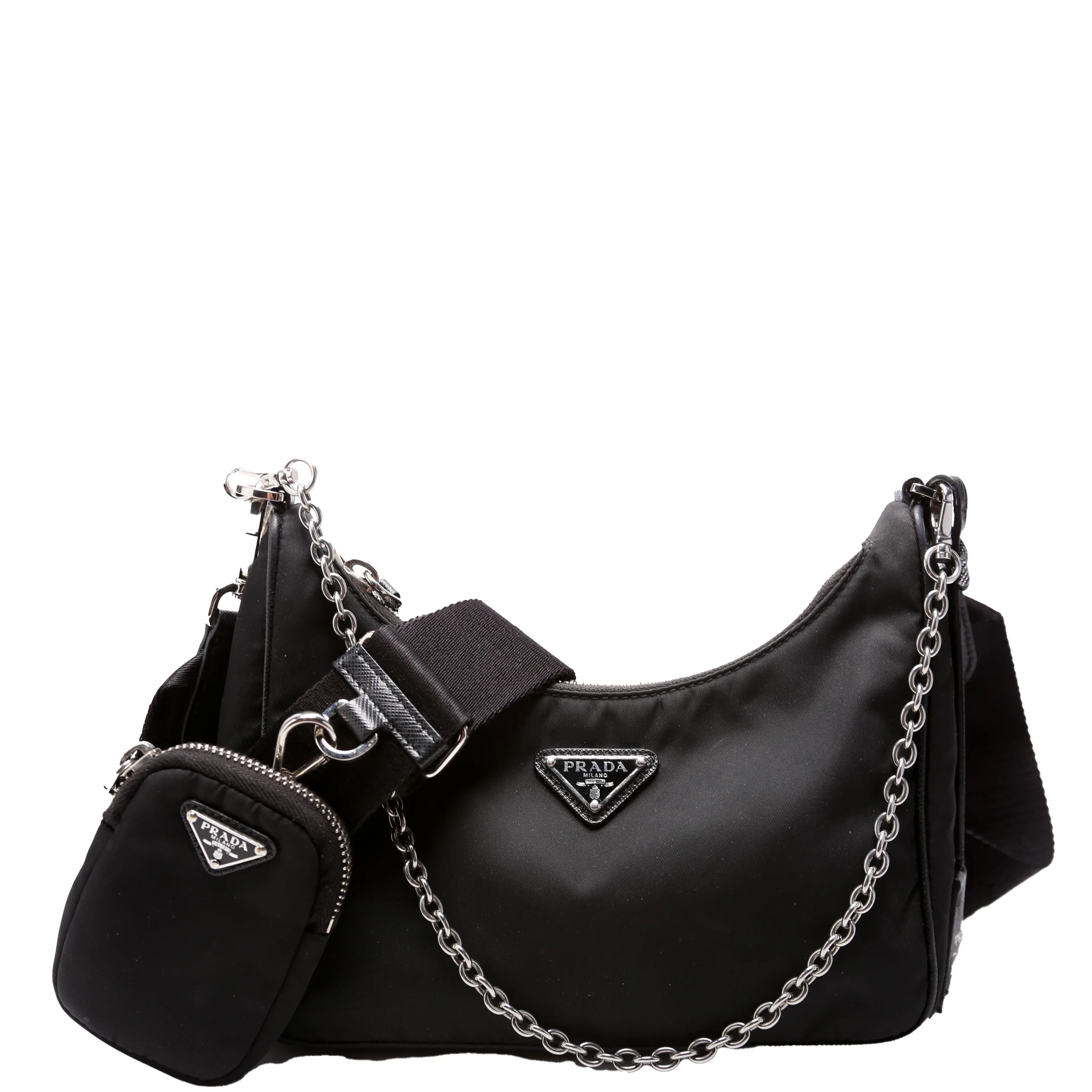 Nylon Re-Edition 2005 Shoulder Bag Black