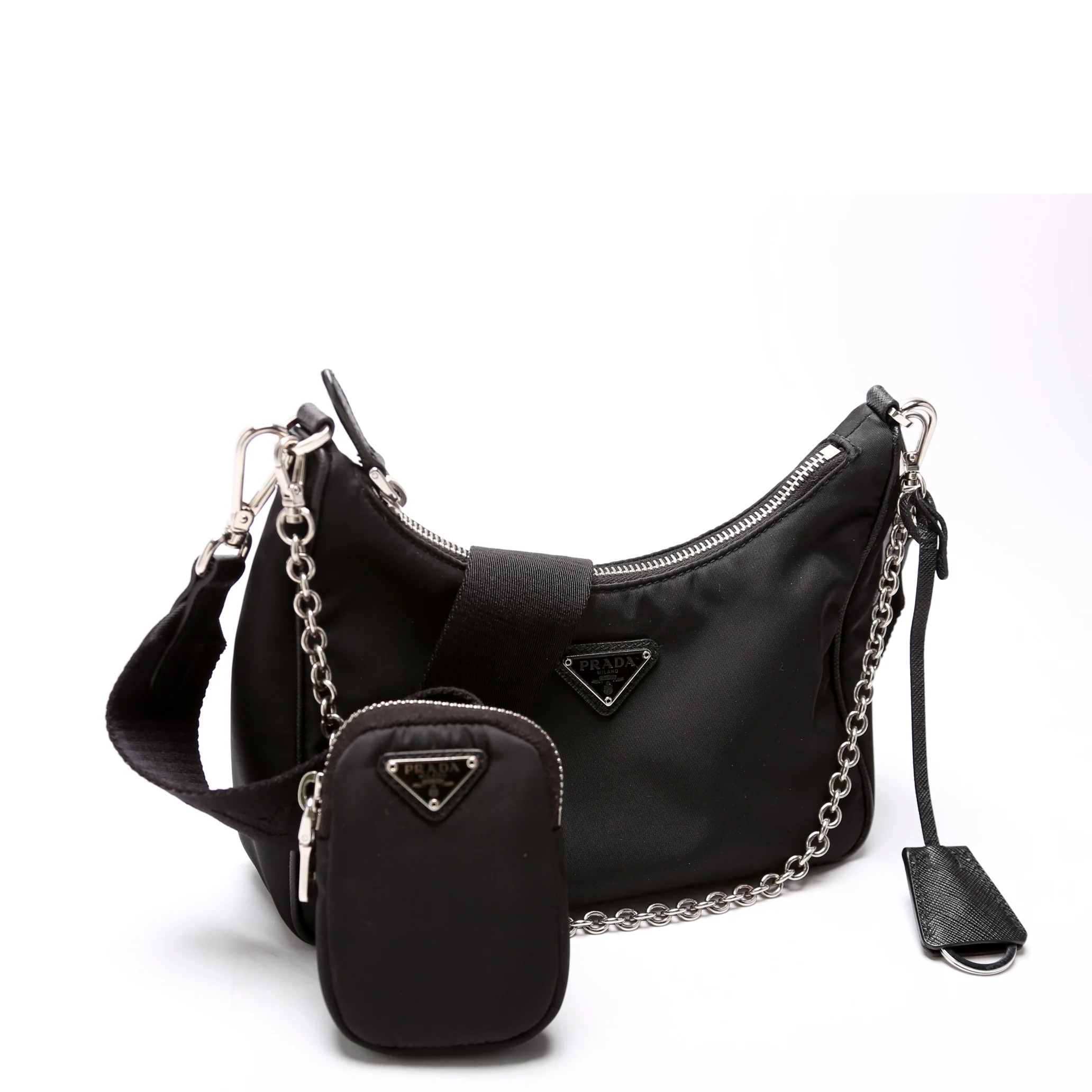 Nylon Re-Edition 2005 Shoulder Bag Black - Image 2