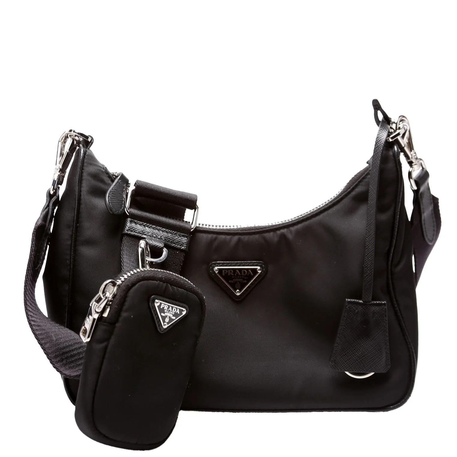 Nylon Re-Edition 2005 Shoulder Bag Black