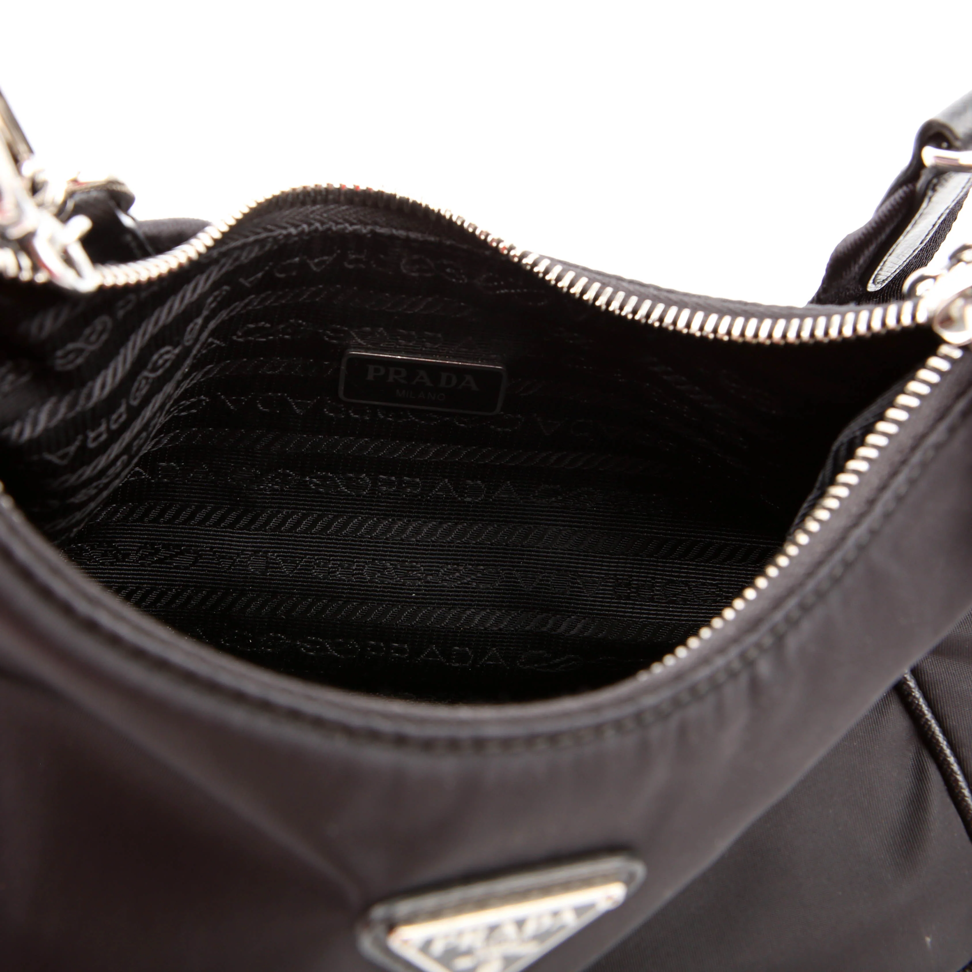 Nylon Re-Edition 2005 Shoulder Bag Black - Image 12
