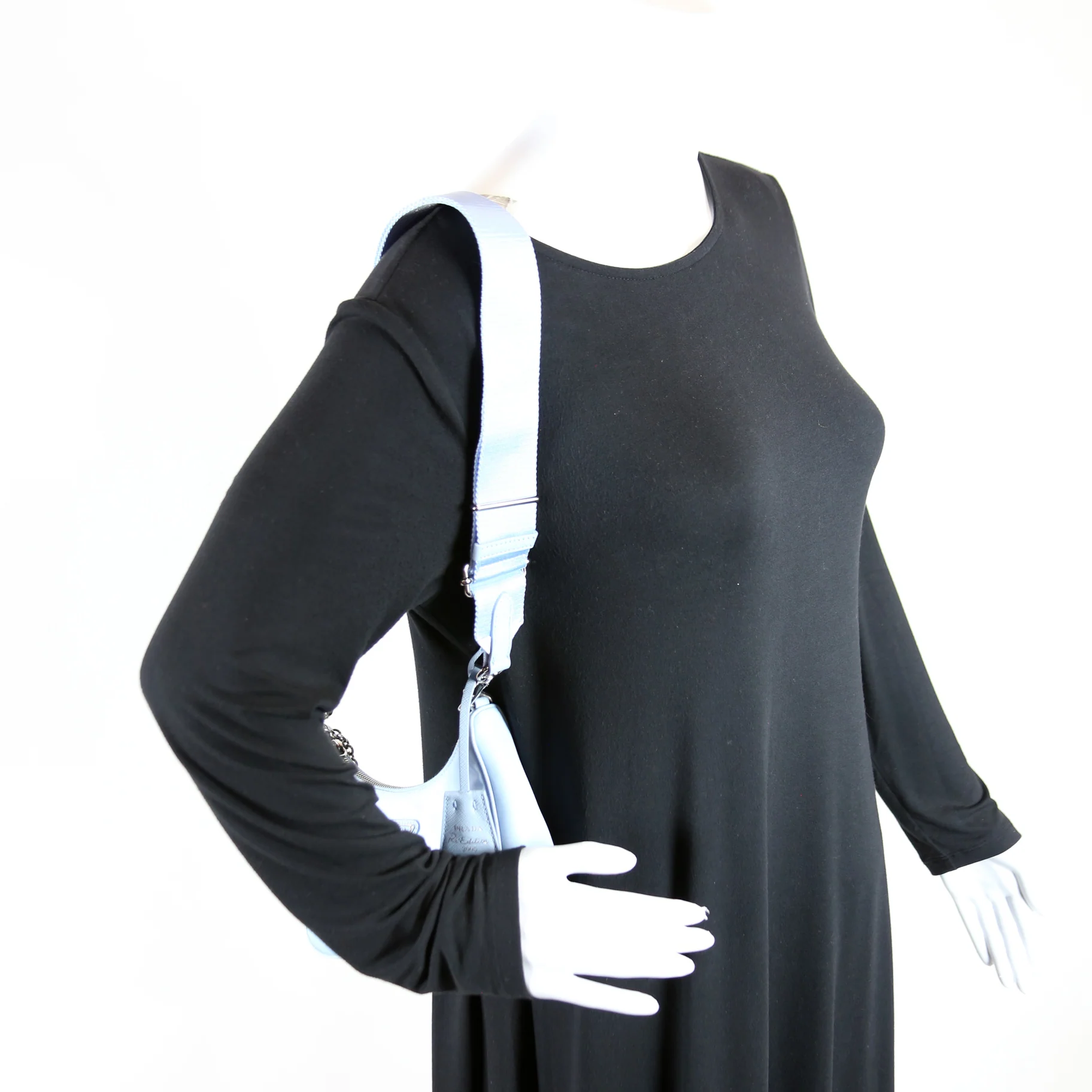 Nylon Re-Edition 2005 Shoulder Bag Blue - Image 11