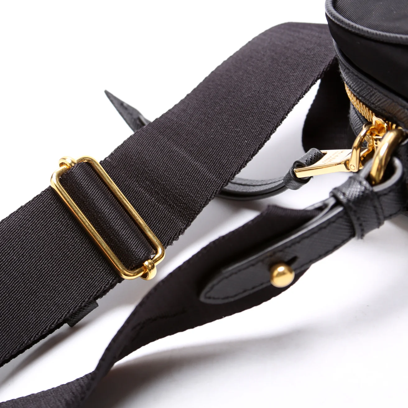 Nylon/Saffiano Camera Bag Black - Image 6