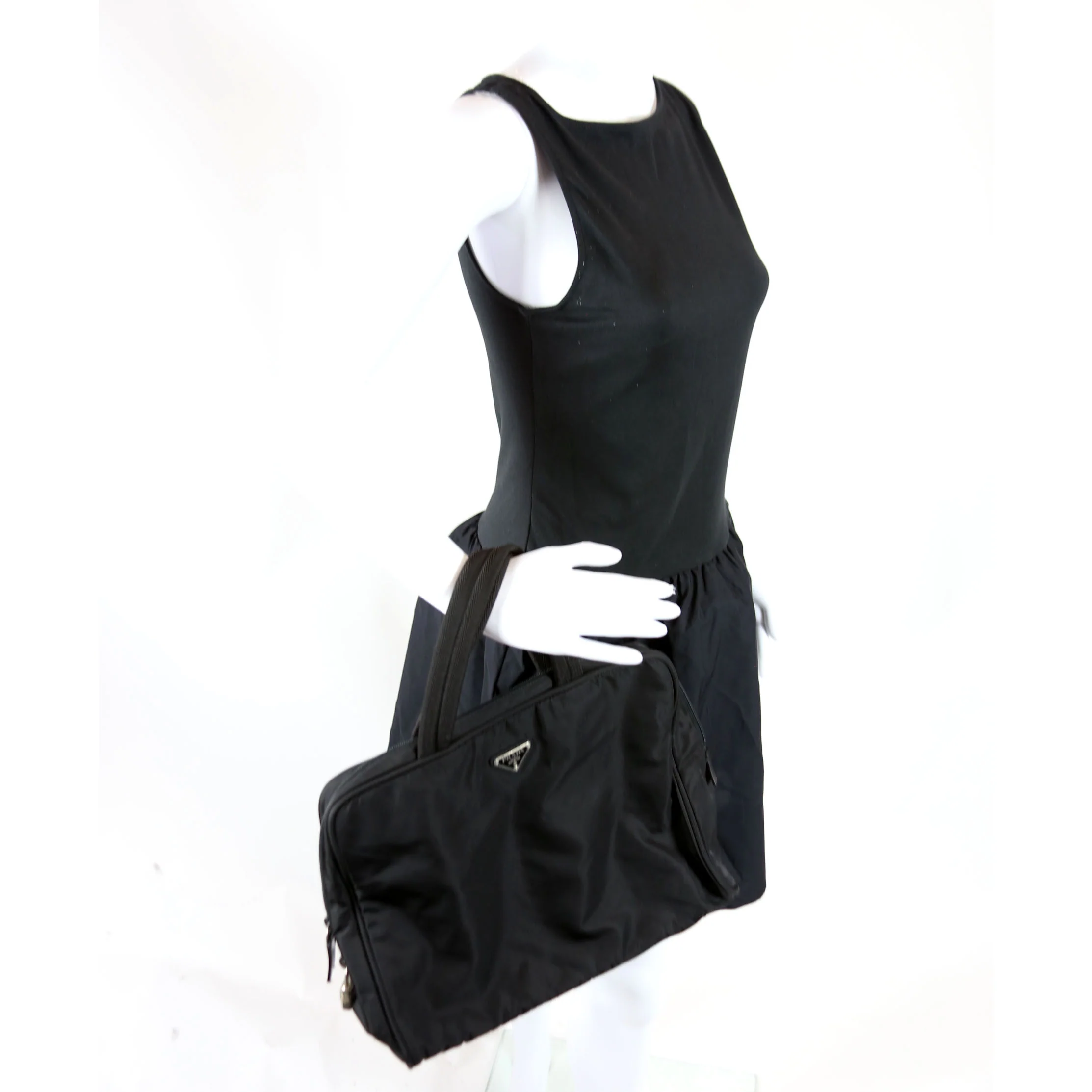 Nylon Top Handle Vintage Black - Image 11