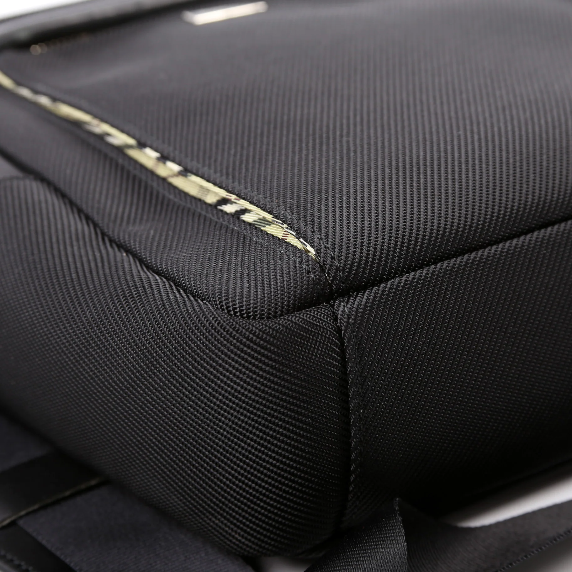 Nylon Travel Vertical Messenger Bag Black - Image 5