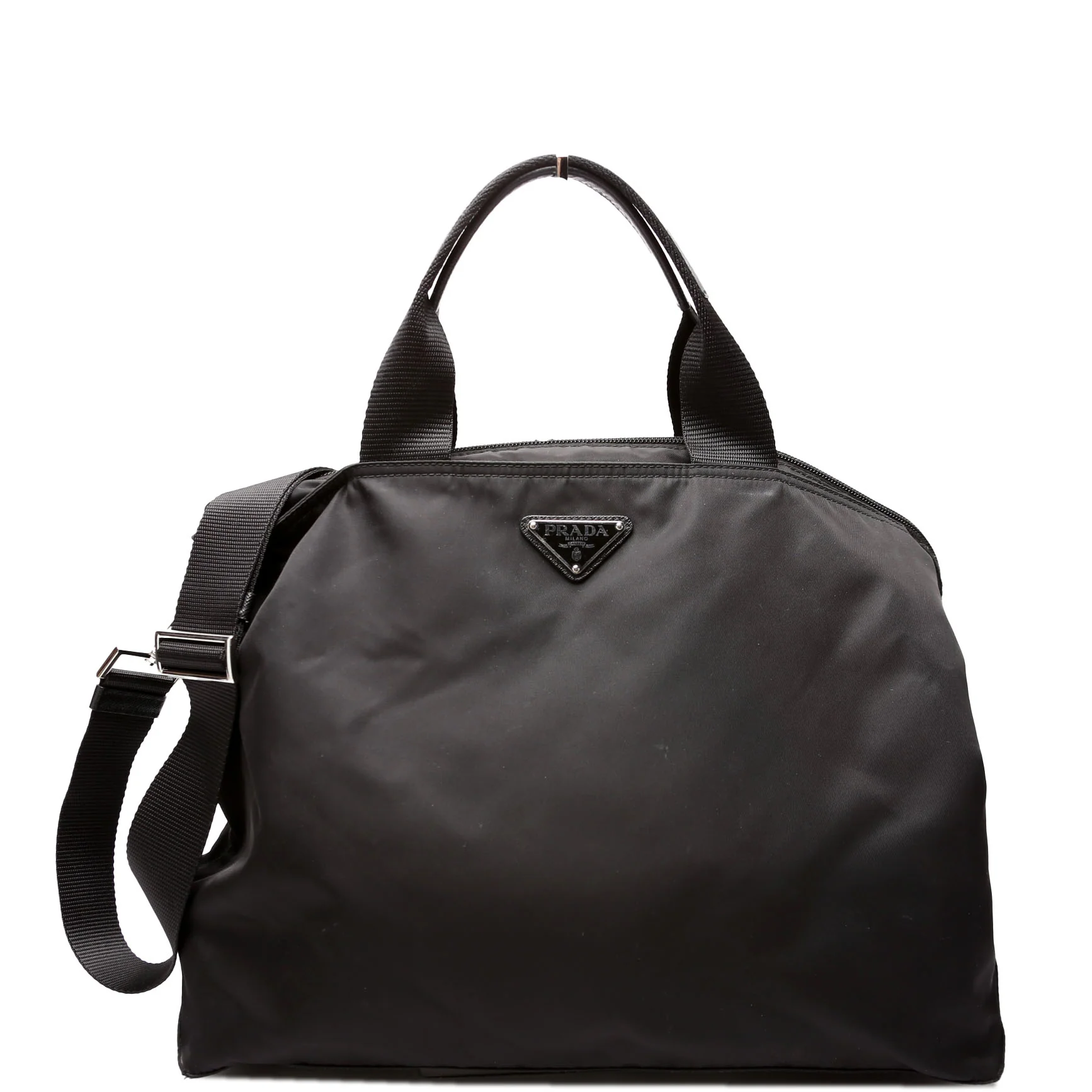 Nylon Vela East West Shopper Tote