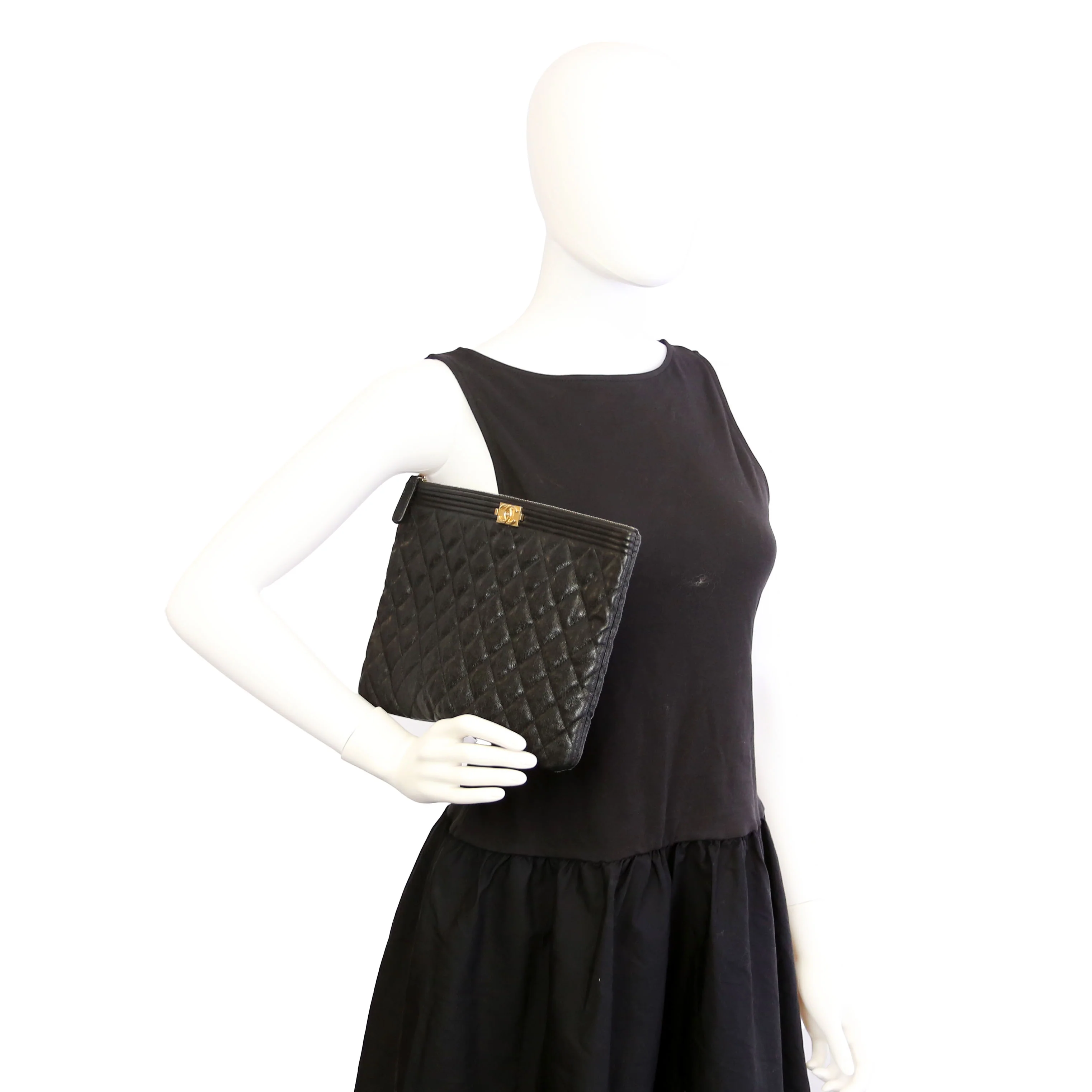 O Case Boy Medium Caviar Black - Image 12
