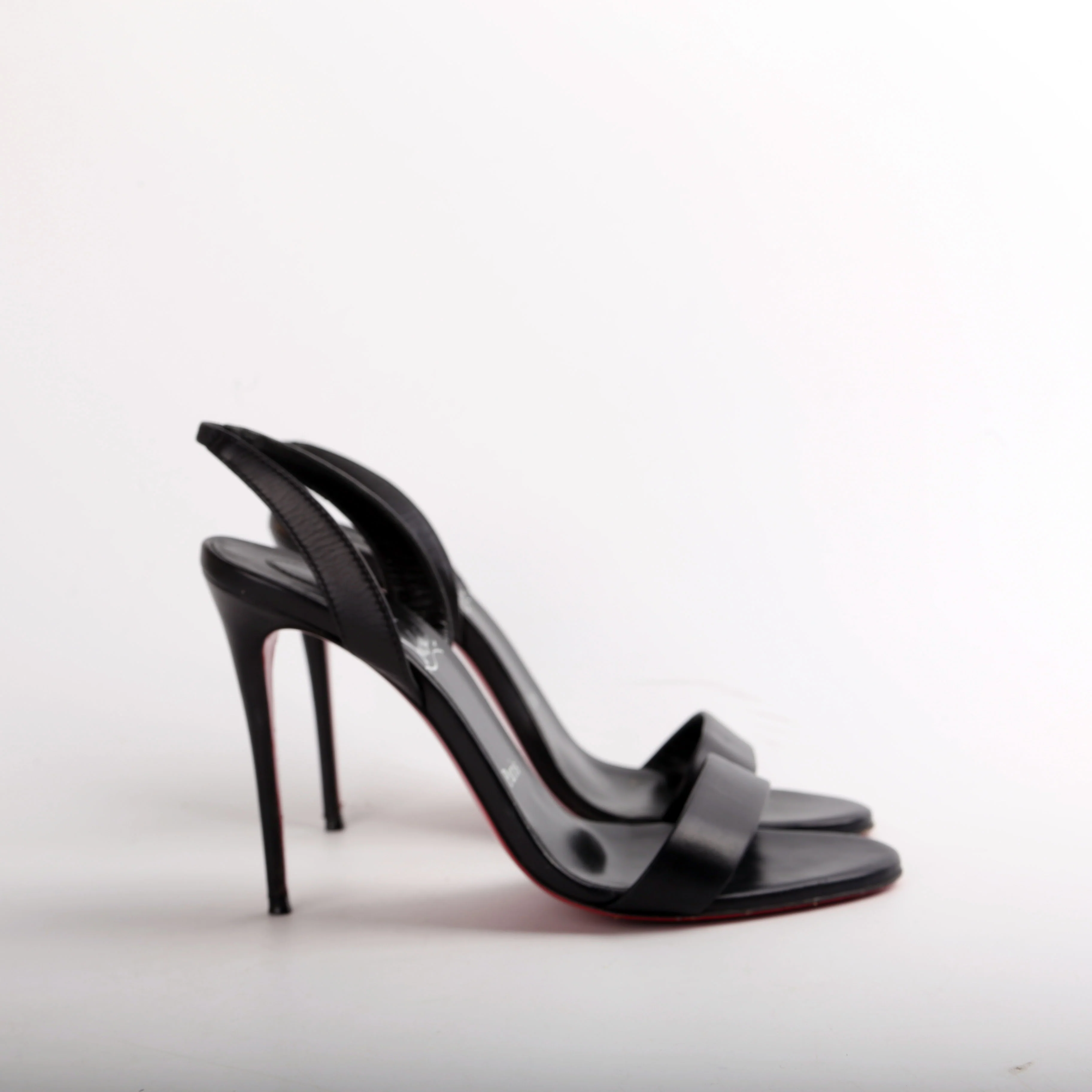 O Marilyn 85MM Leather Sandals Size 38 - Image 4