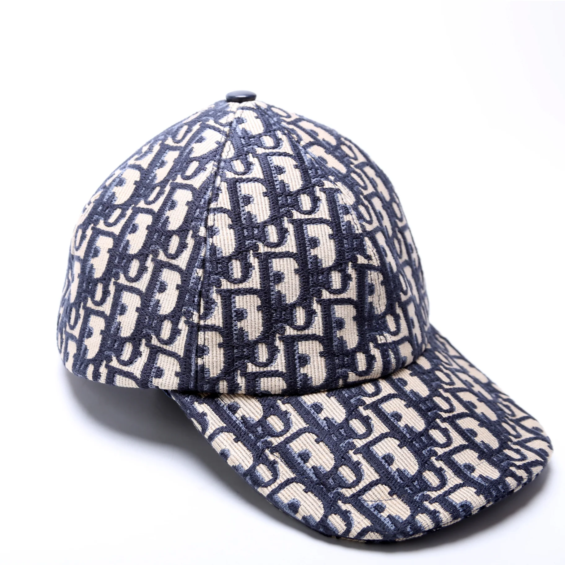 Oblique Baseball Cap Size 58 Navy - Image 2