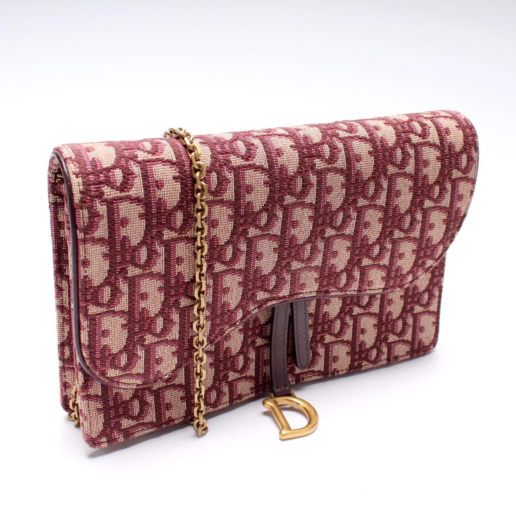 Oblique Chain Saddle Pouch - Image 2
