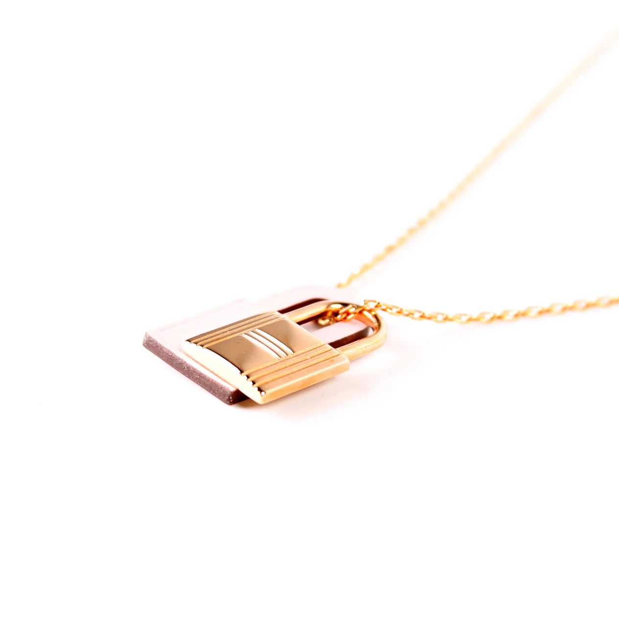 O'Kelly Swift/Rose Gold Small Pendant Necklace - Image 4