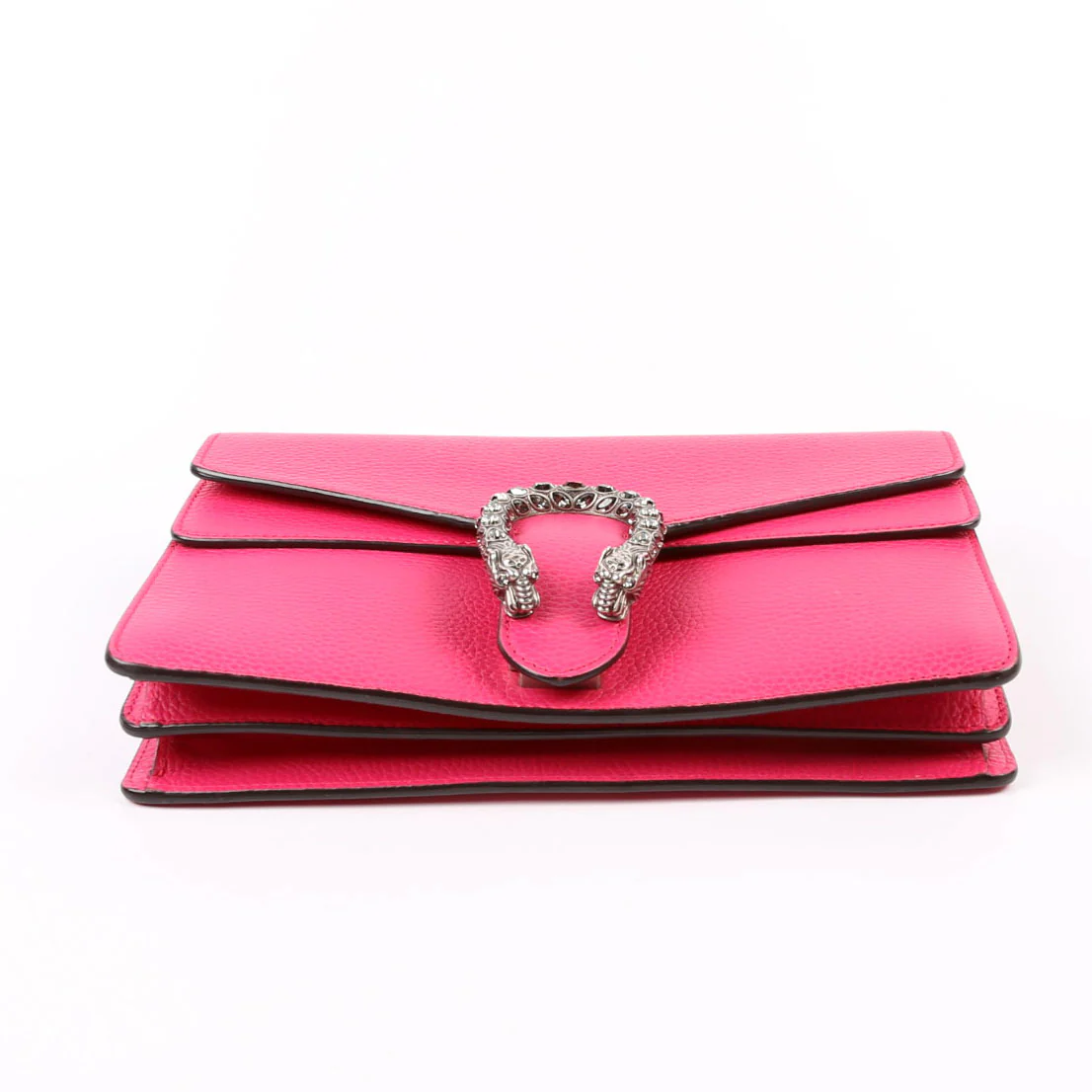 400249 Dionysus Leather Shoulder Small Pink - Image 3