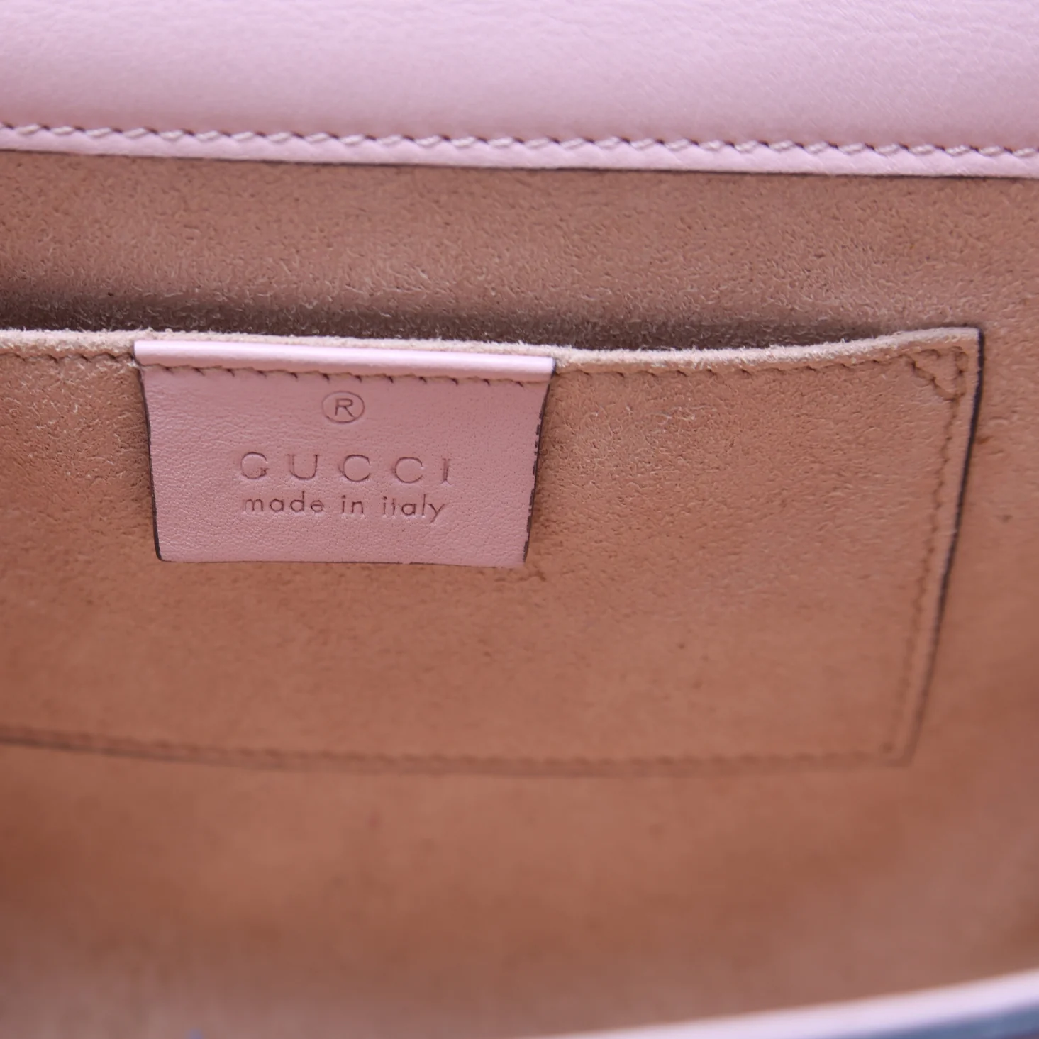 ON HOLD 432182 Padlock Embroidered Star Leather Small Pink - Image 10