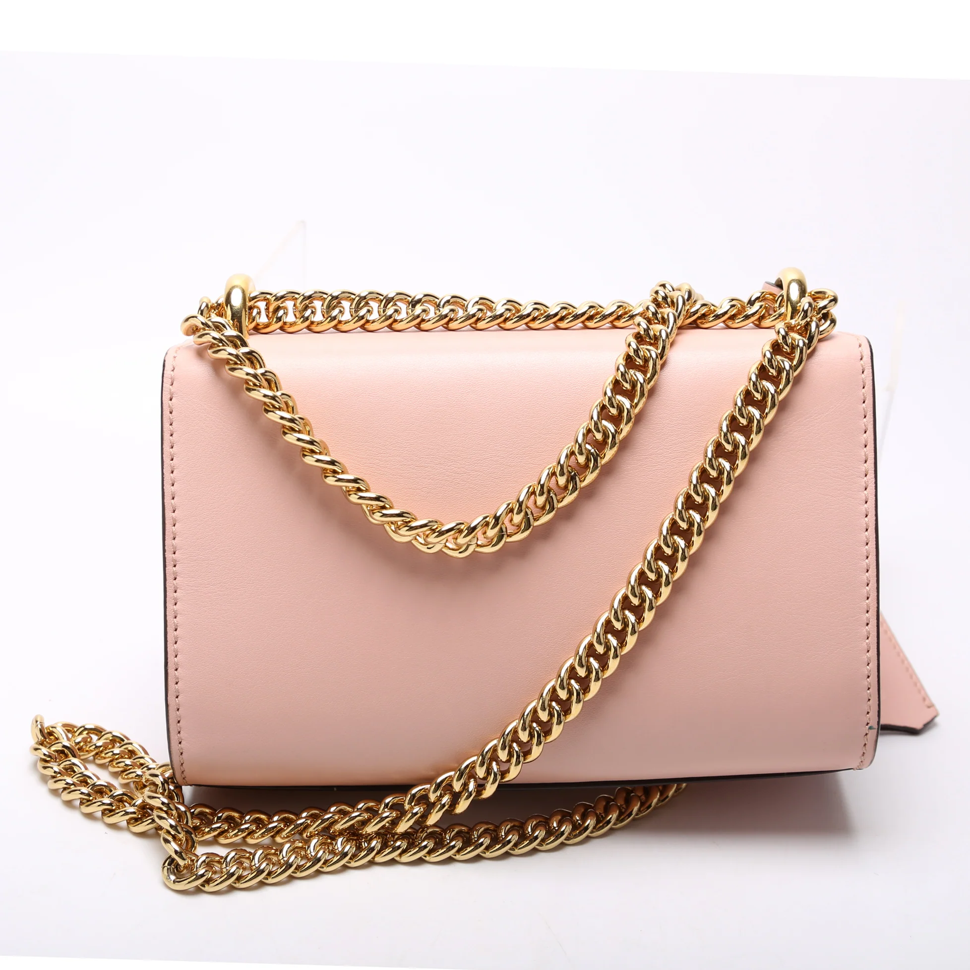 ON HOLD 432182 Padlock Embroidered Star Leather Small Pink - Image 3