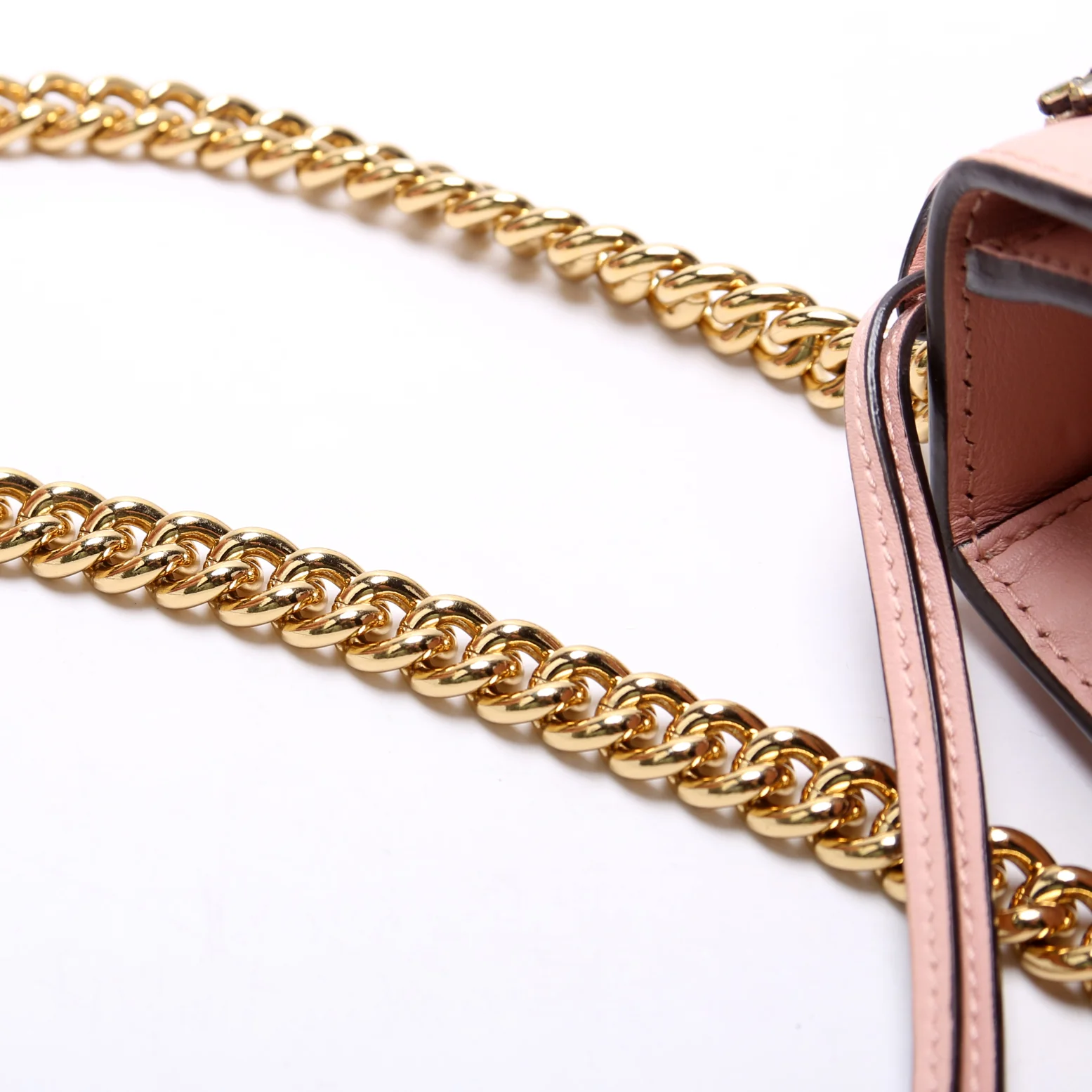 ON HOLD 432182 Padlock Embroidered Star Leather Small Pink - Image 7