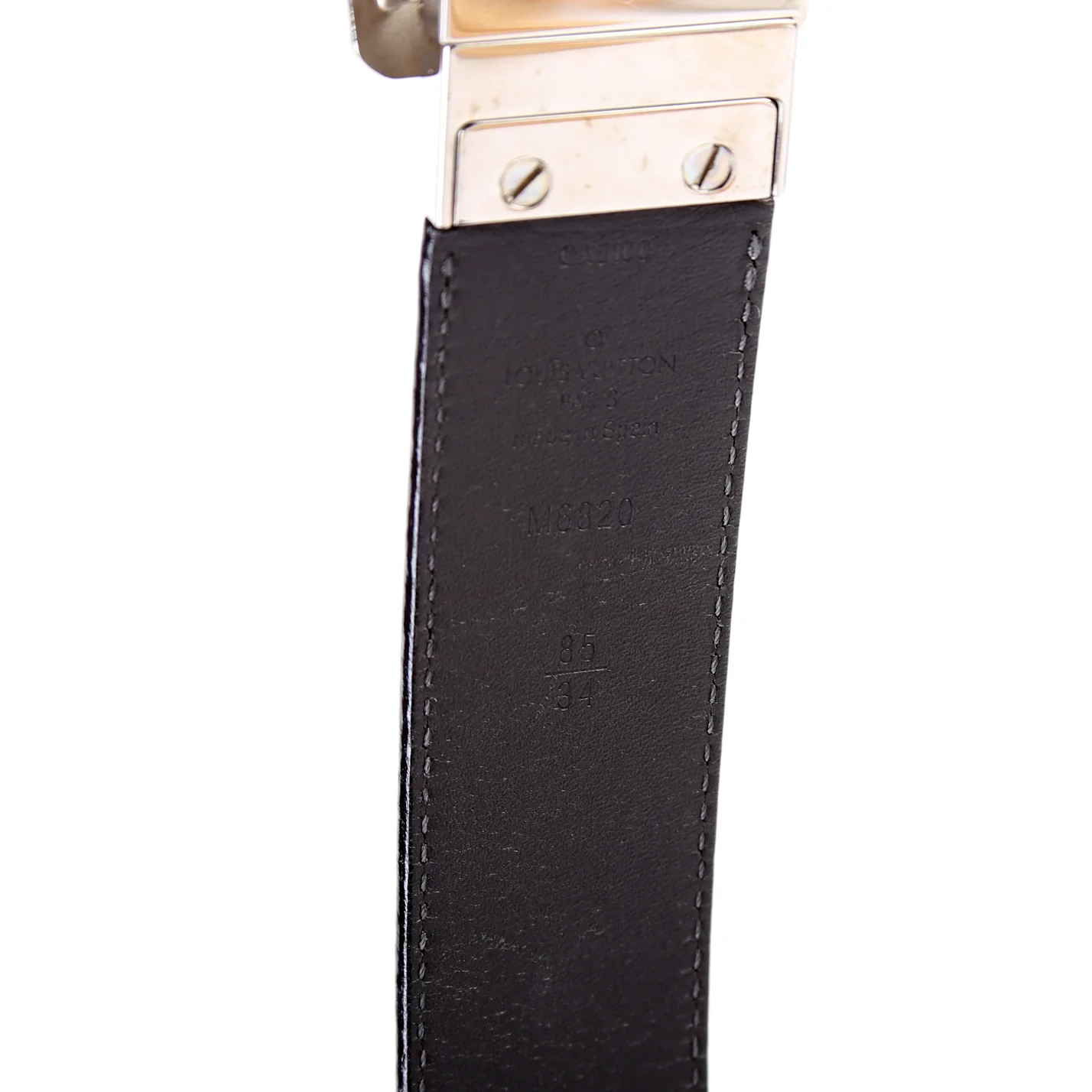 Inventeur Buckle Leather Belt Size 85/34 - Image 5