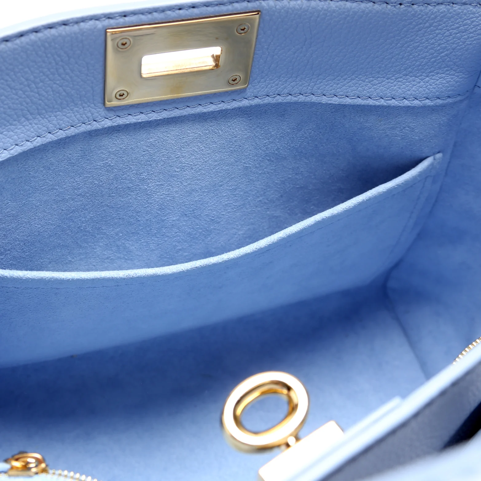 On My Side PM Calfskin/Mahina Sides Blue - Image 10