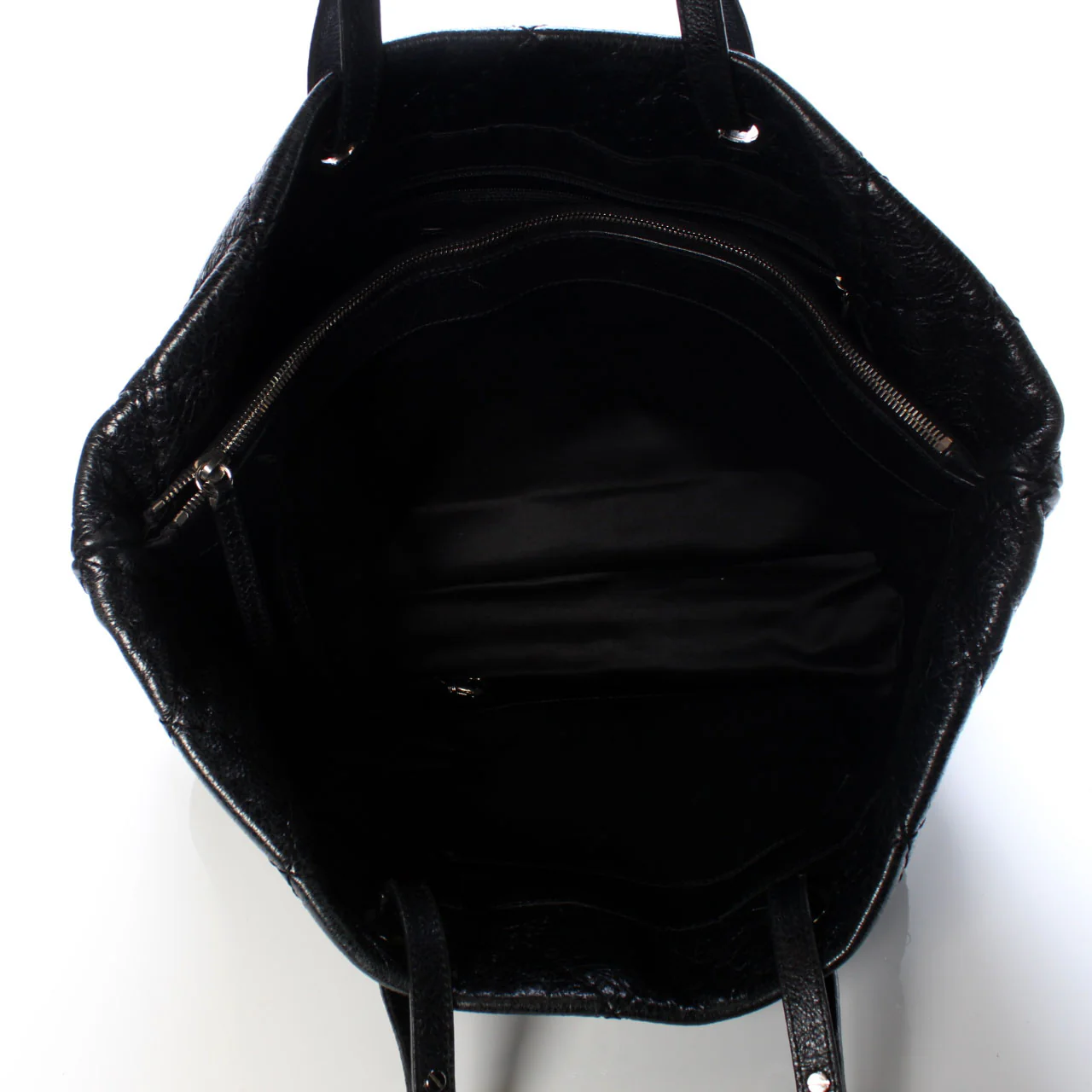 On the Road Glazed Leather Tote - Image 9