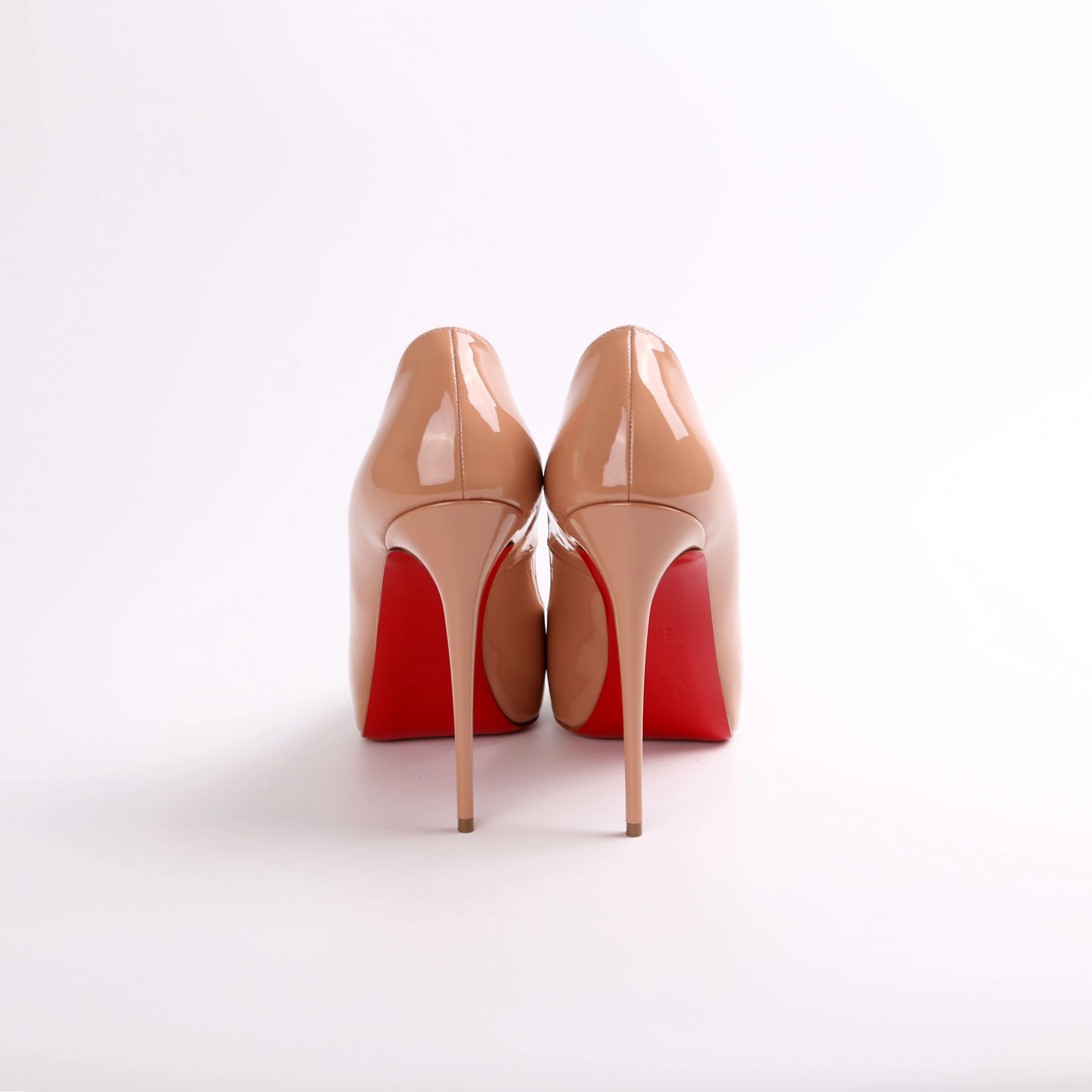 Open Toe Patent Pumps Size 39.5 - Image 4