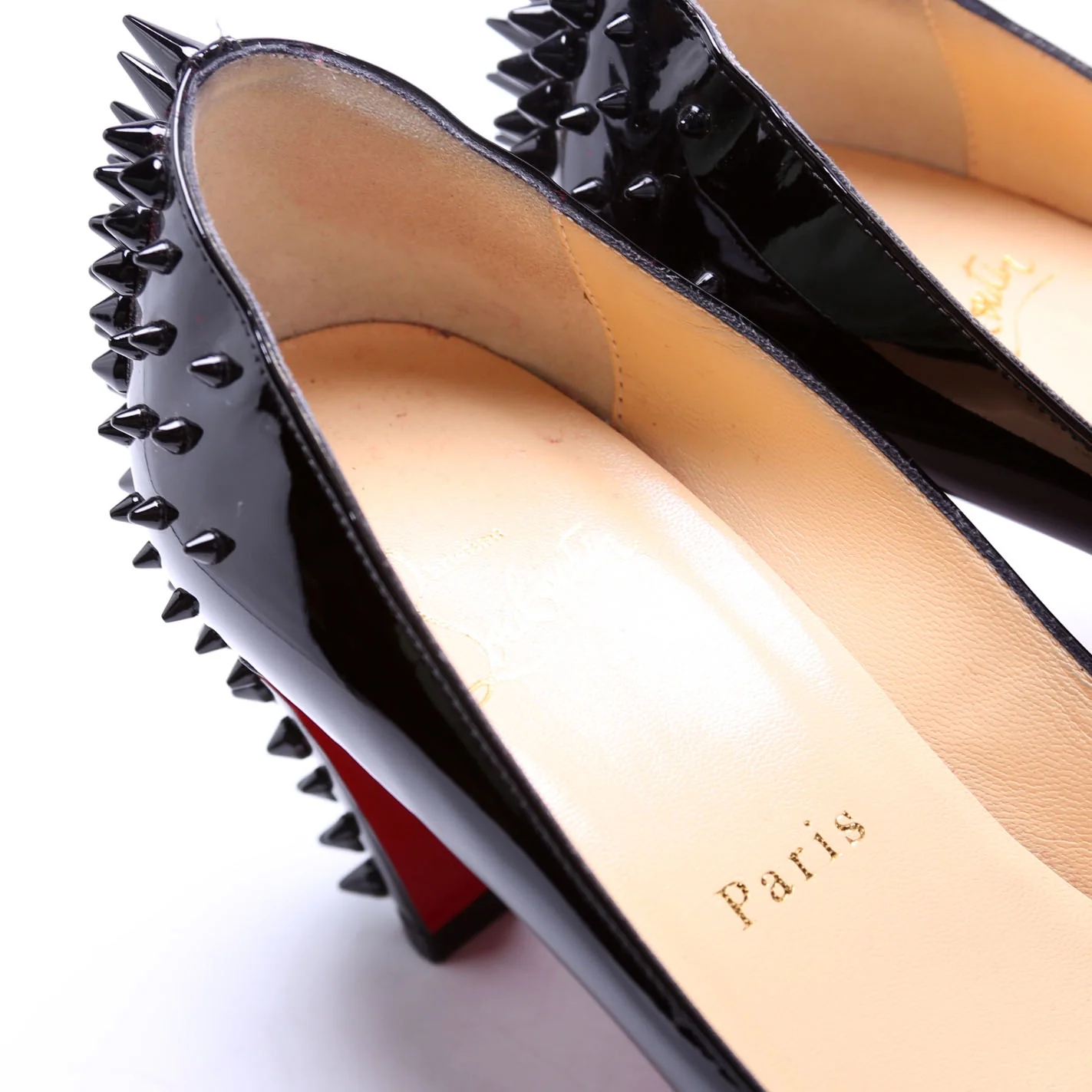 Open Toe Spike Pumps Patent Size 38 - Image 5