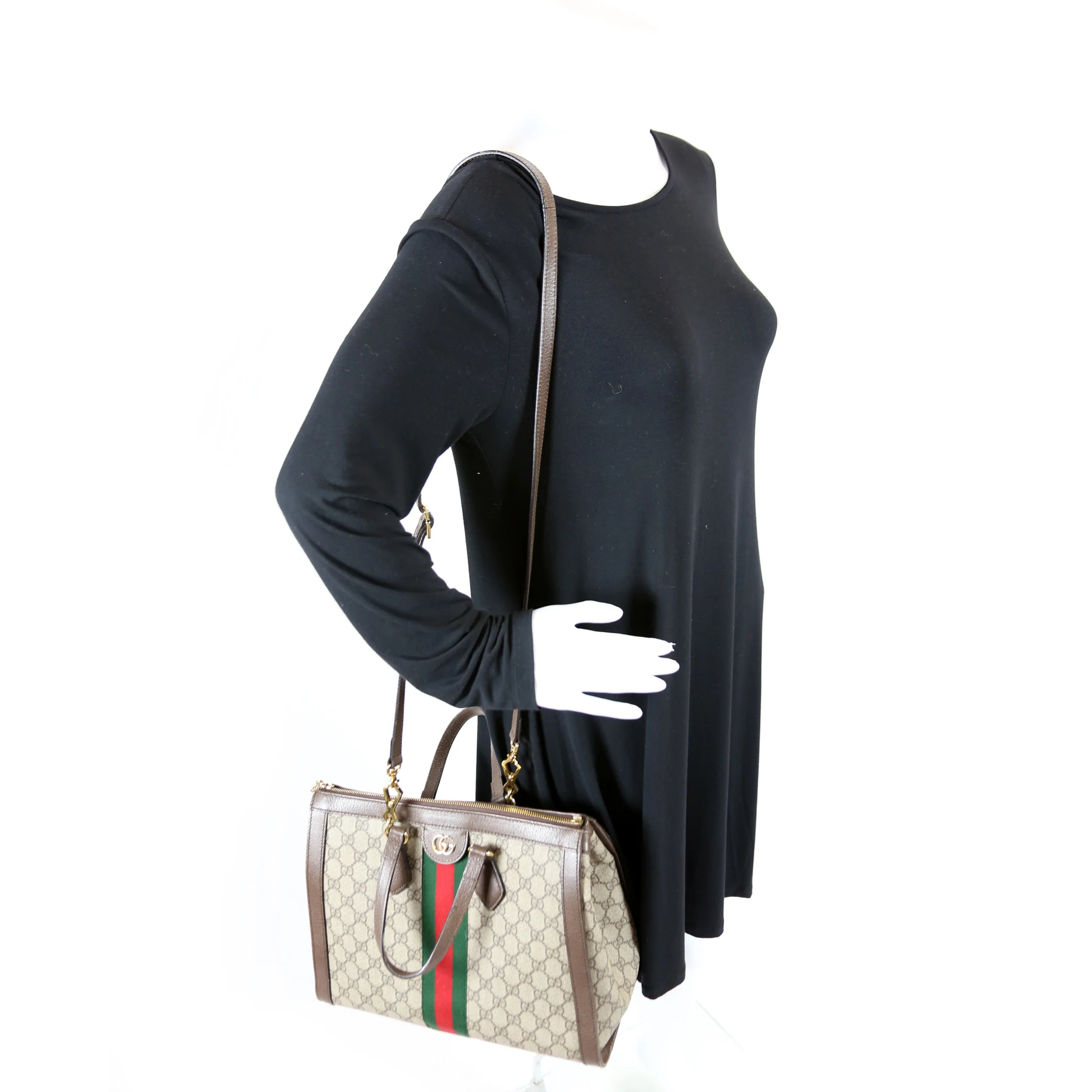 Ophidia GG Medium Tote 524537 - Image 15