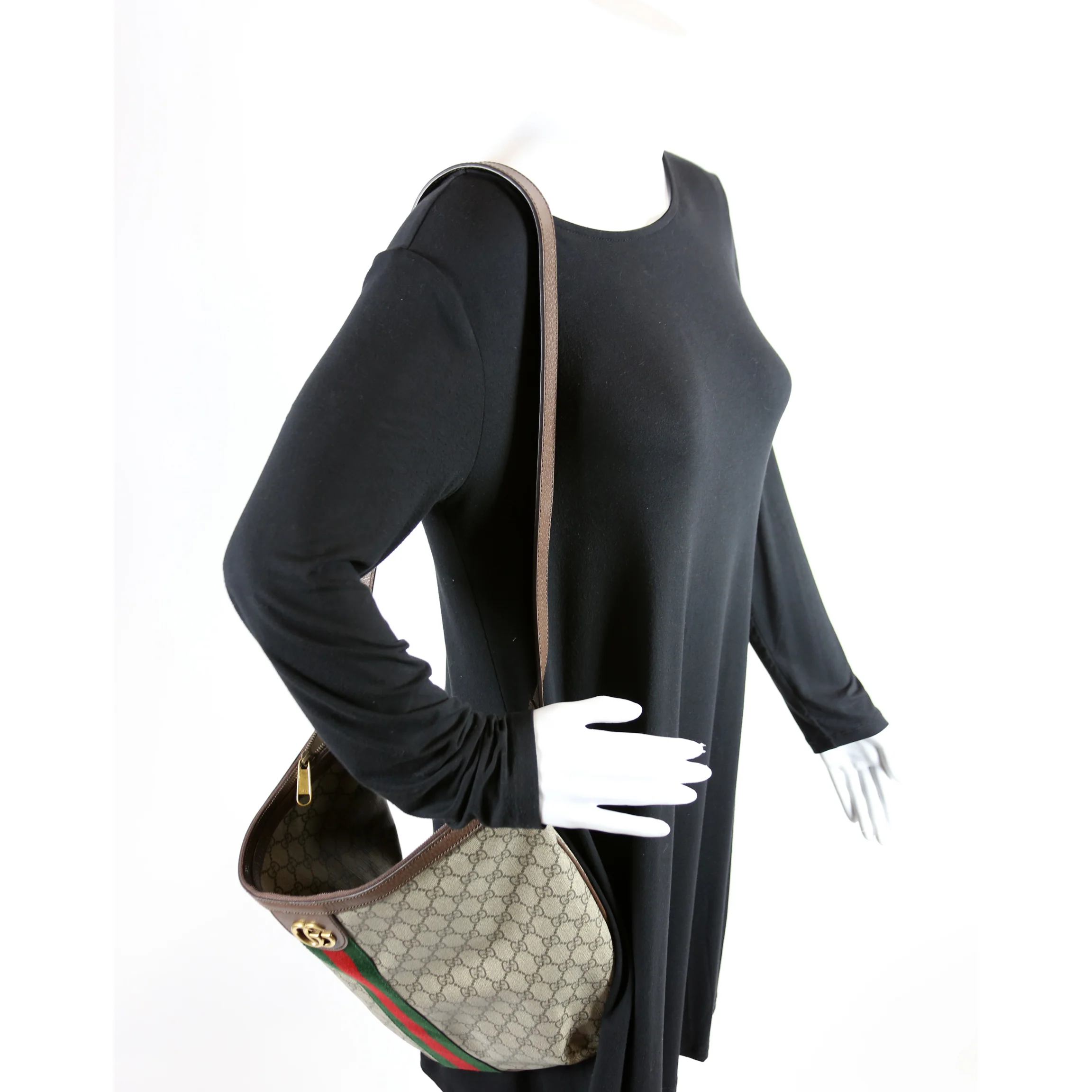 Ophidia GG Supreme Half Moon Hobo Large 547939 - Image 11