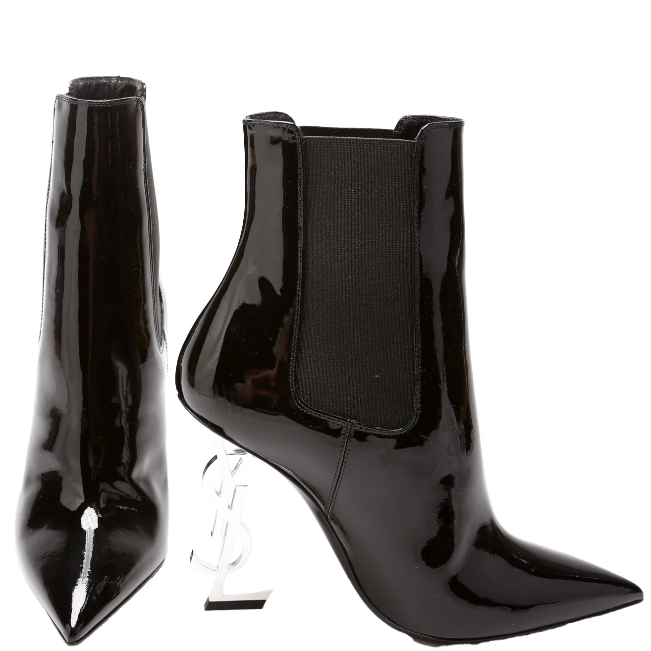 Opyum 110 Patent Booties Size 39 - Image 2