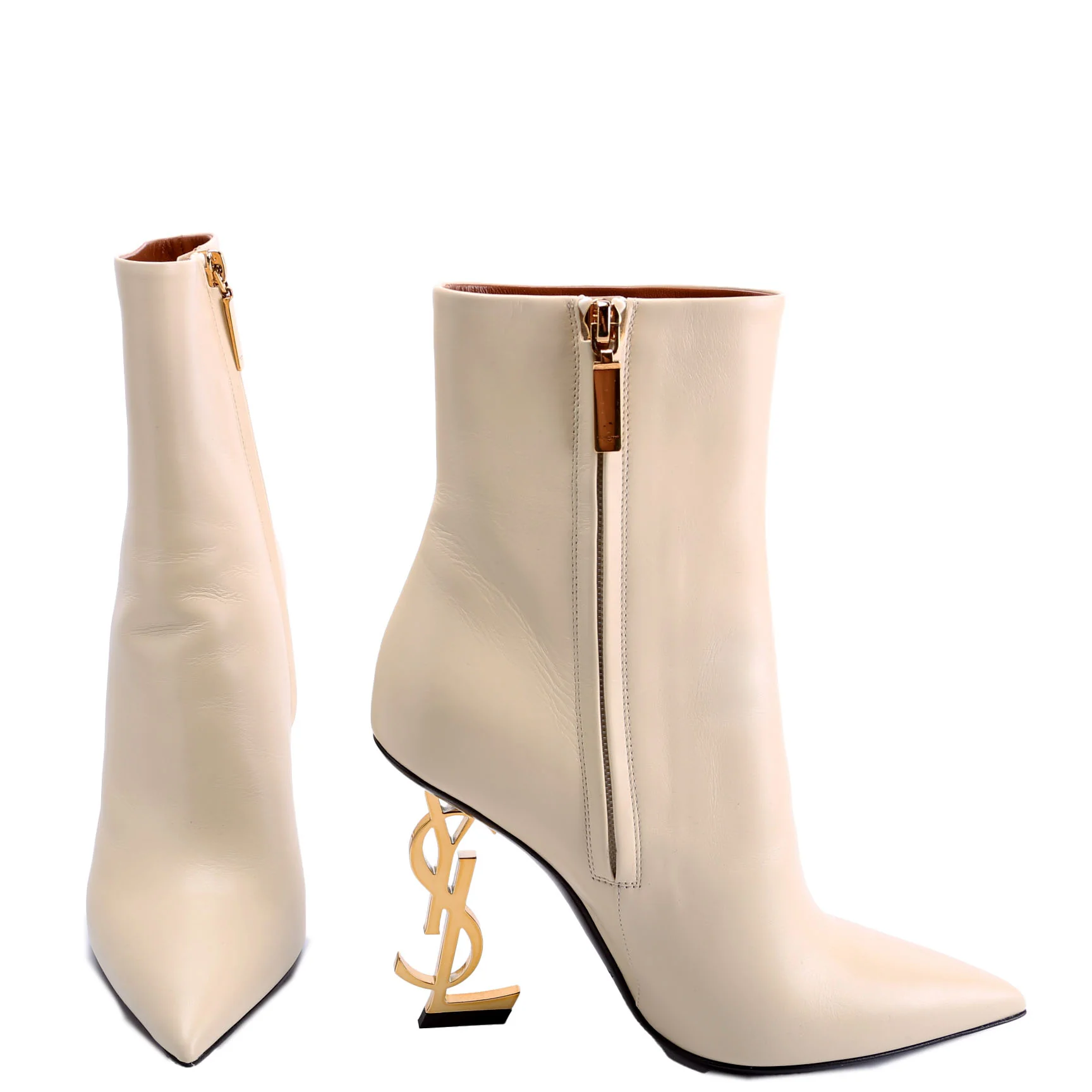 Opyum Ankle Boot Cream Size 36.5