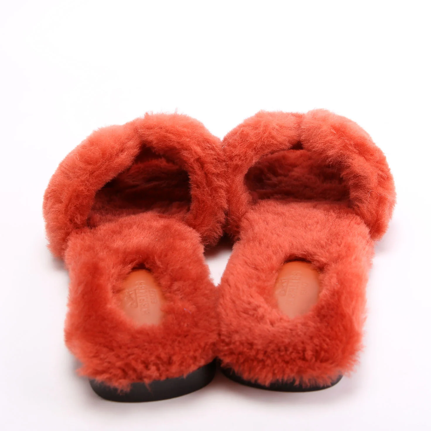 Oran Shearling Sandals Size 38.5 - Image 4