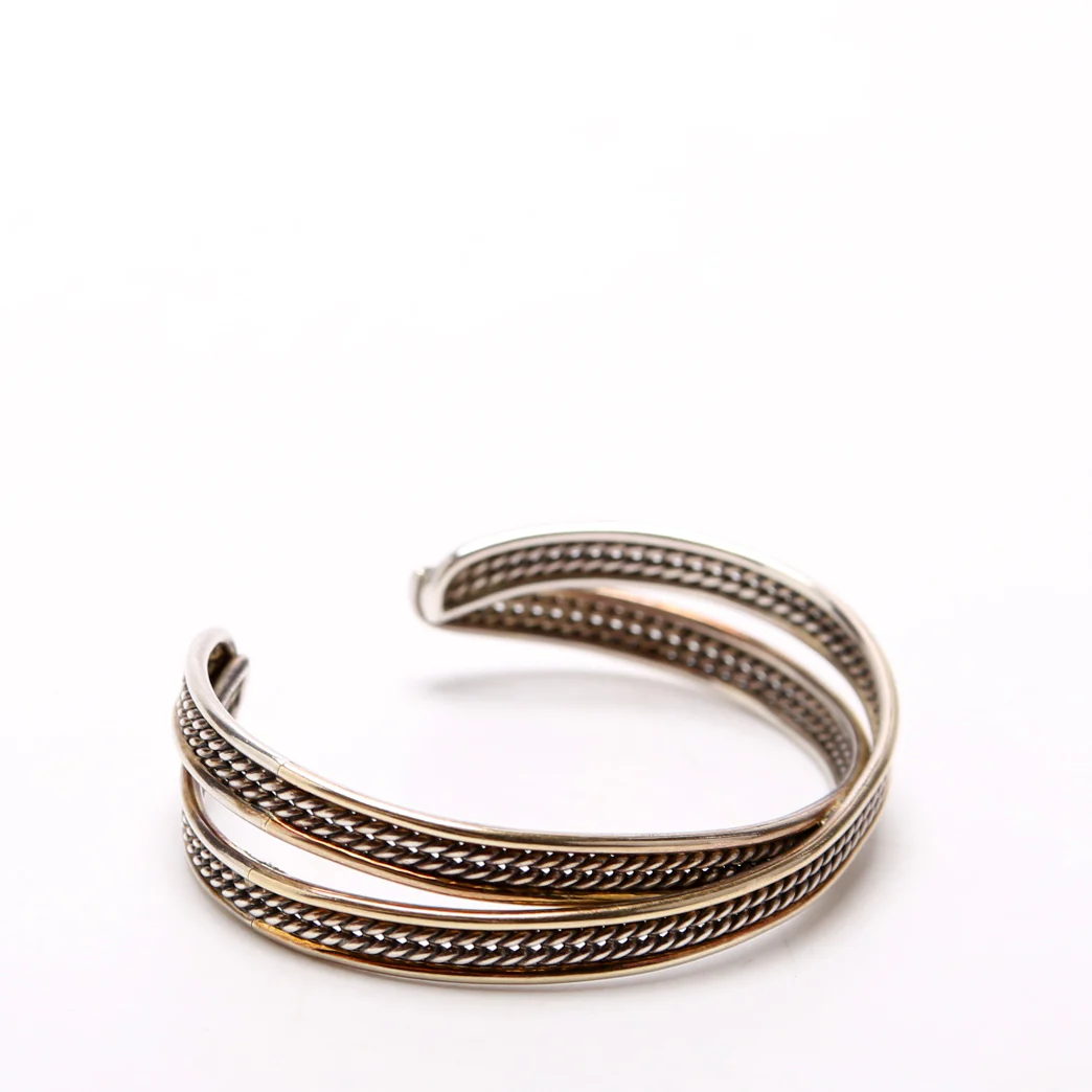 Origami Cuff Bracelet 750/925 - Image 2