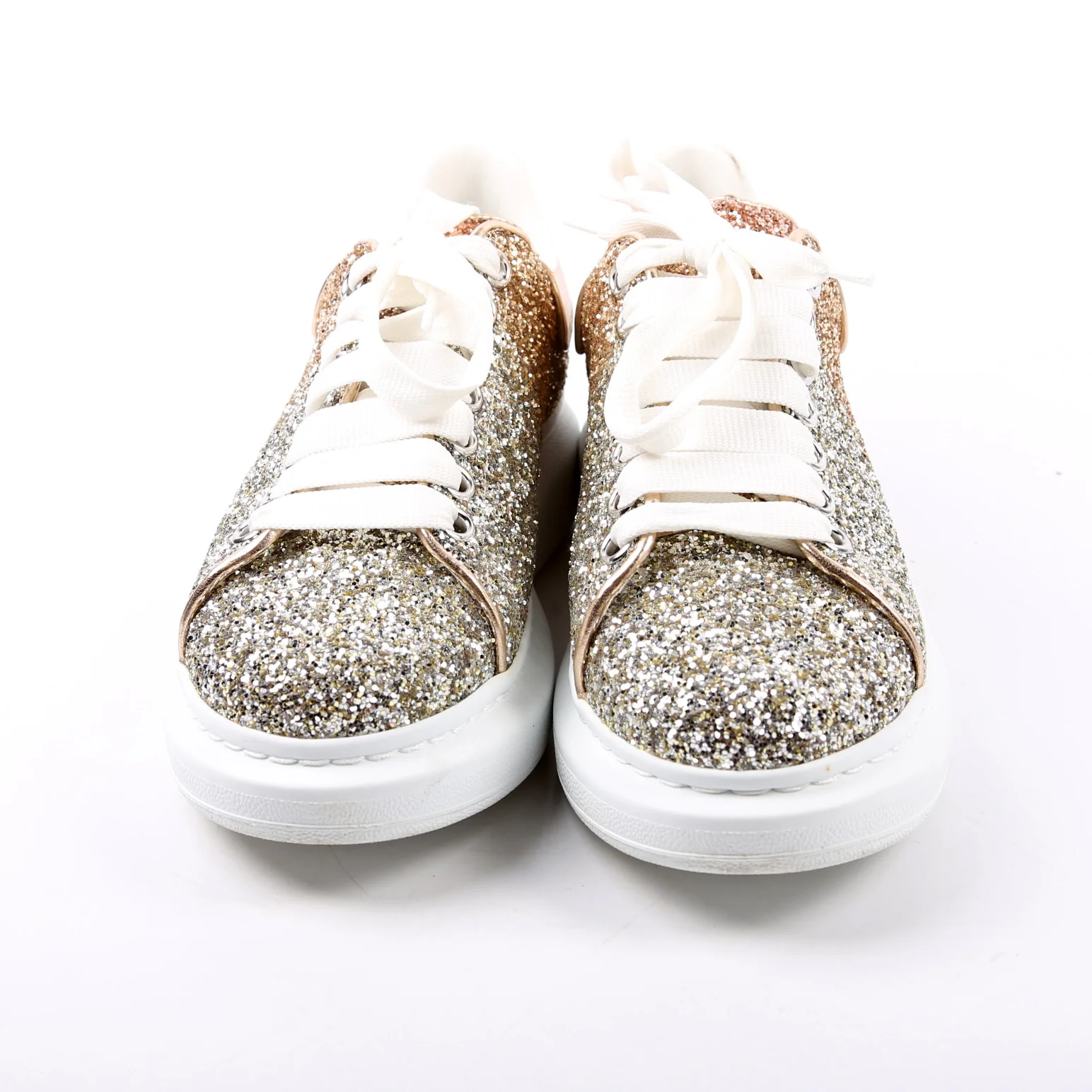 Oversized Glitter Sneakers Size 38 - Image 2