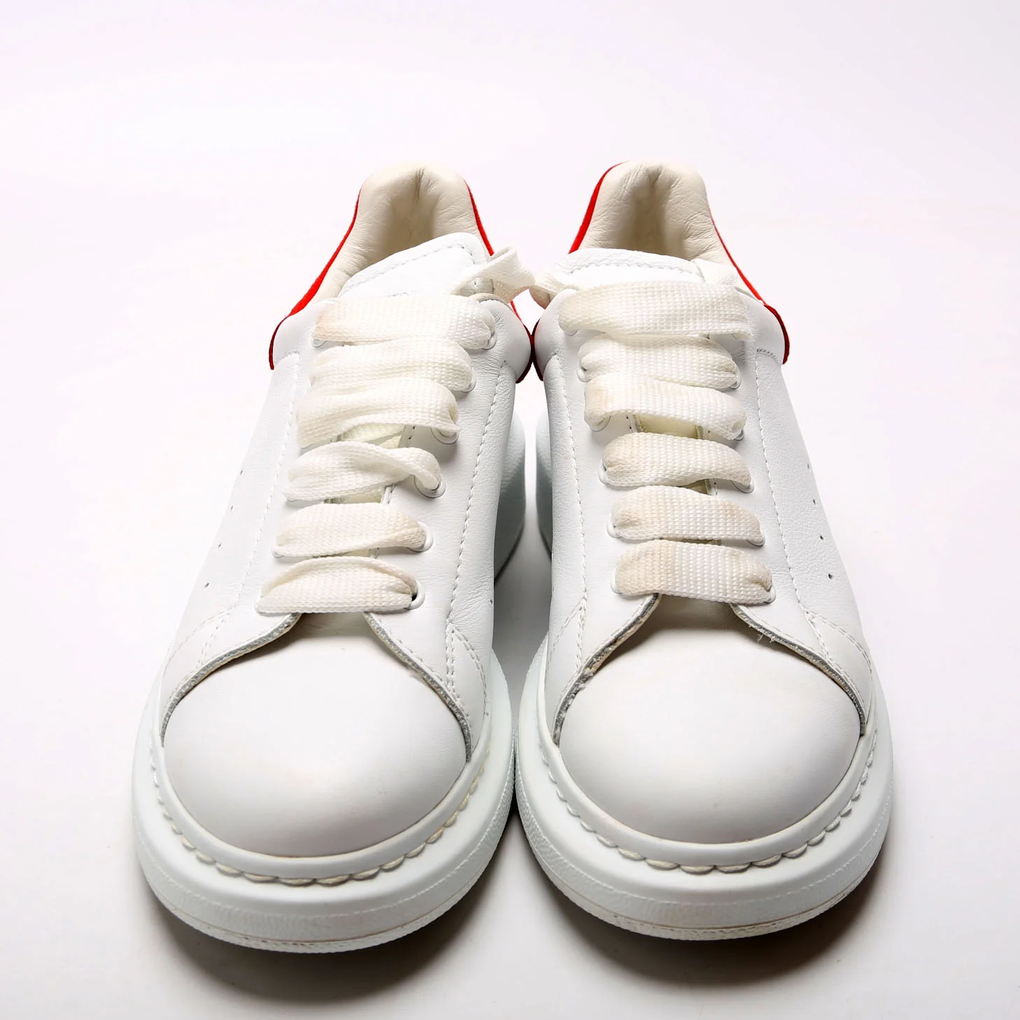 Oversized Sneakers Size 32 White/Red - Image 2