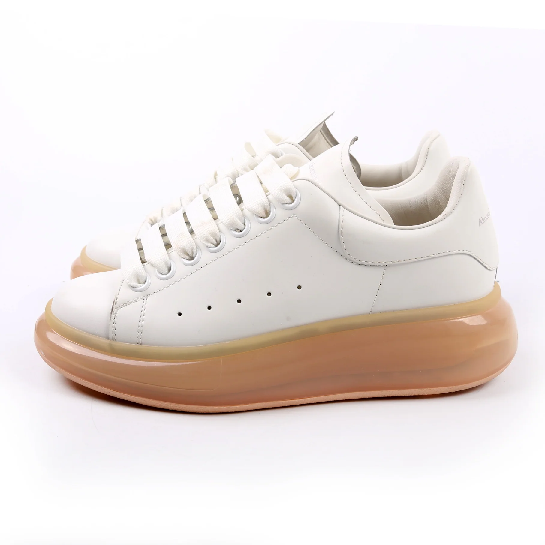 Oversized Sneakers Size 36 White/Peach - Image 3