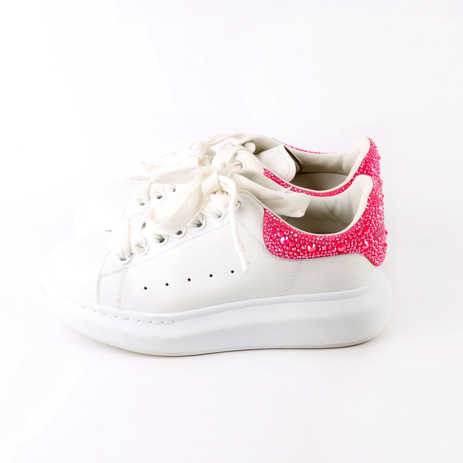 Oversized Sneakers Size 38 White/Pink - Image 3