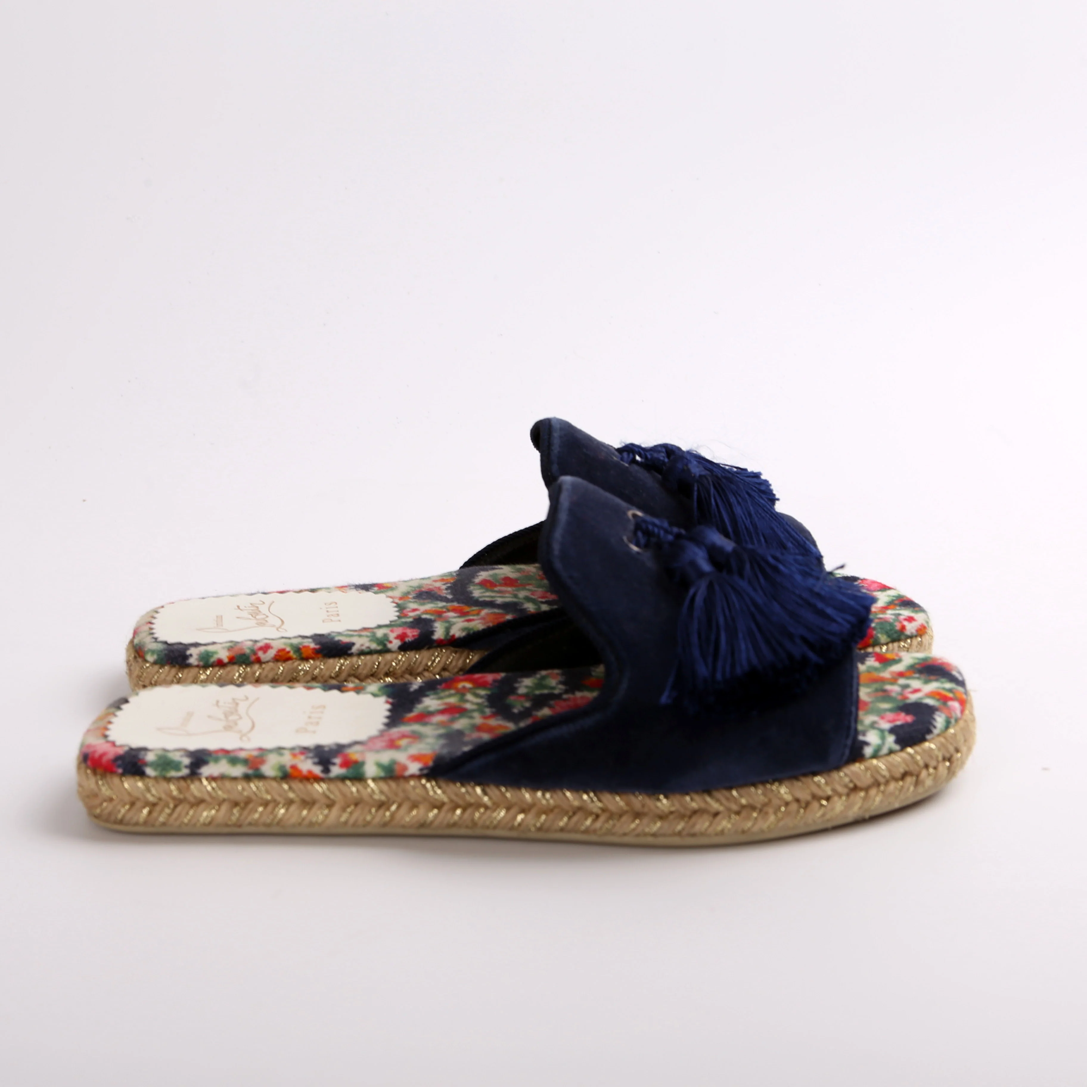 Pacha Velvet Flats Size 36 - Image 4