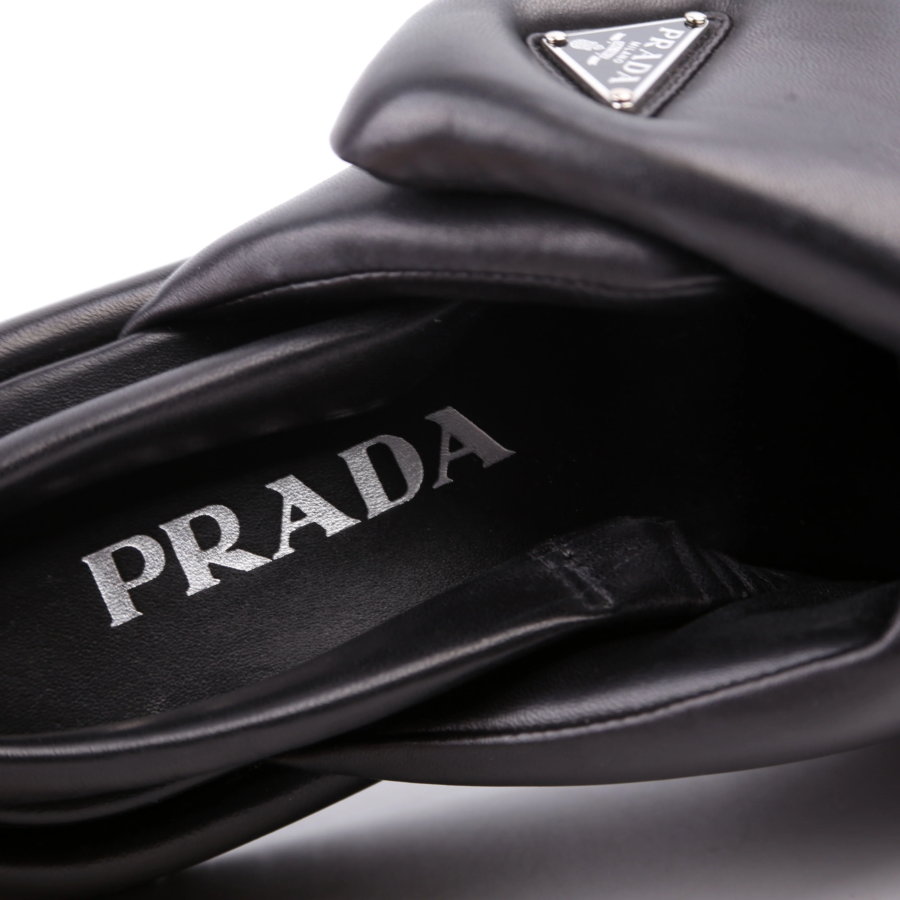 Padded Crisscross Sandals Size 37 Black - Image 7