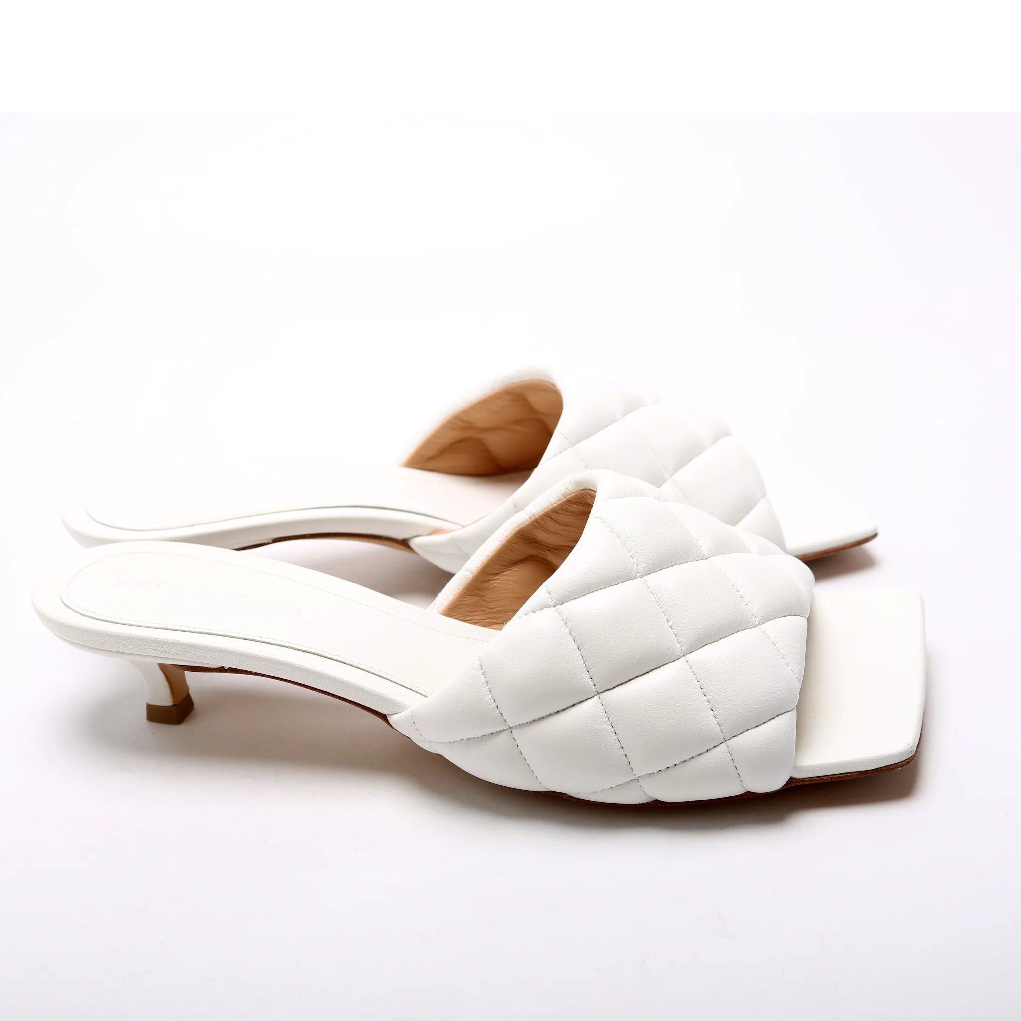 Padded Lambskin Mules Size 37 - Image 3