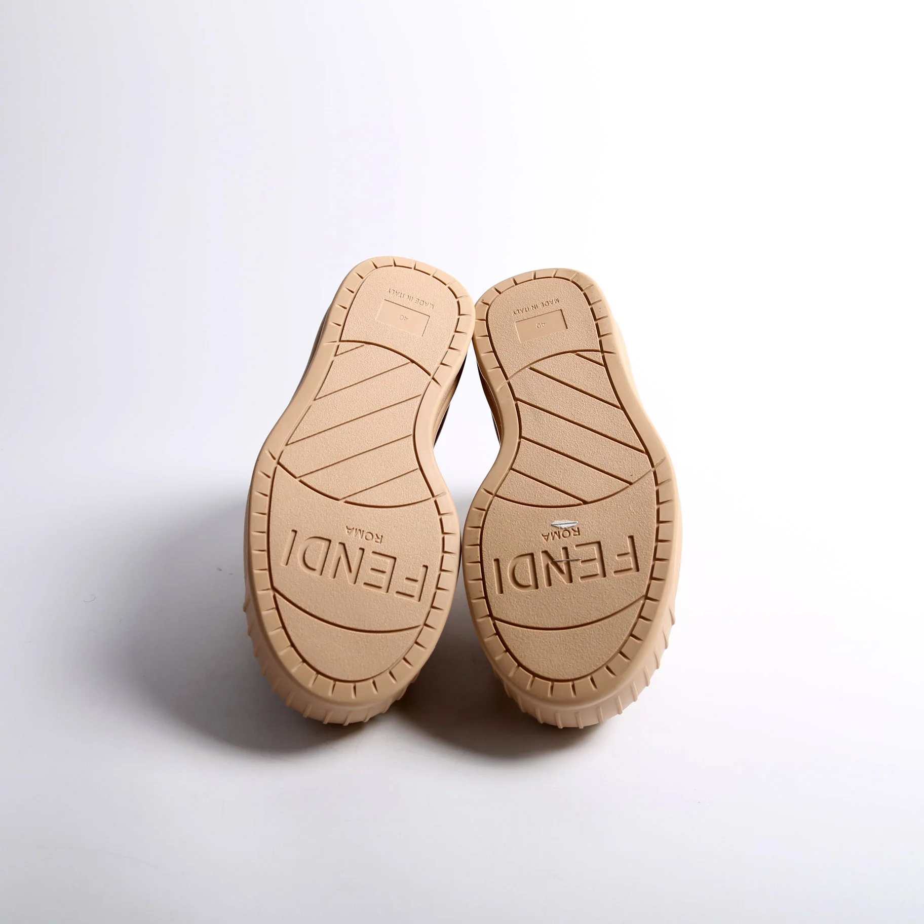 Padded Leather Platform Slides - Image 7