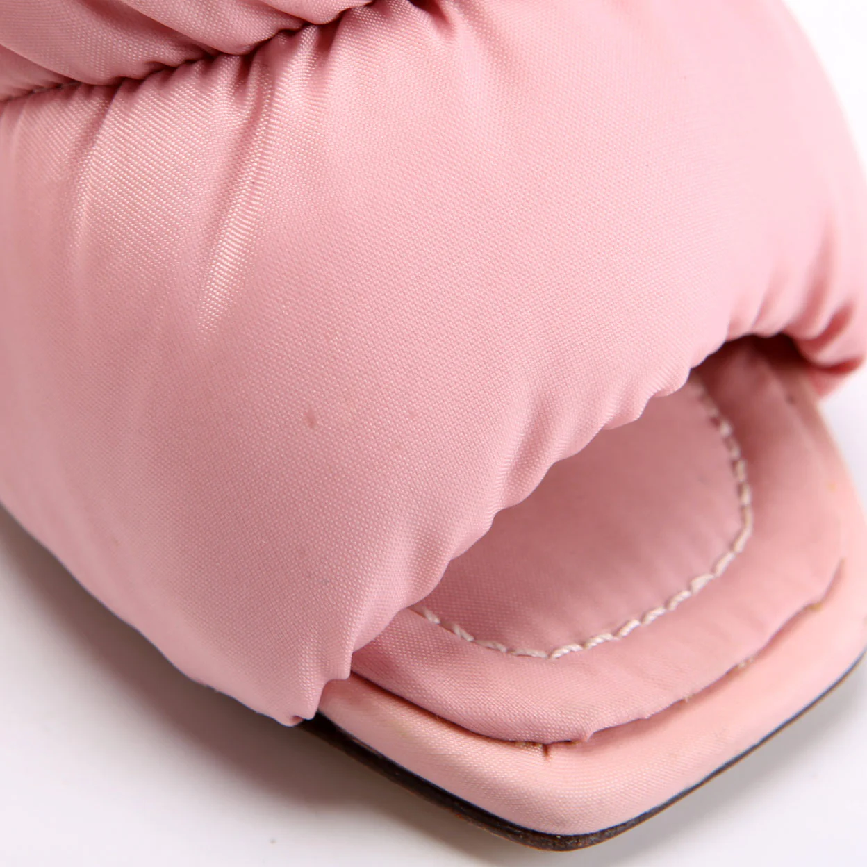 Padded Nylon DG Pop Mules Pink - Image 8