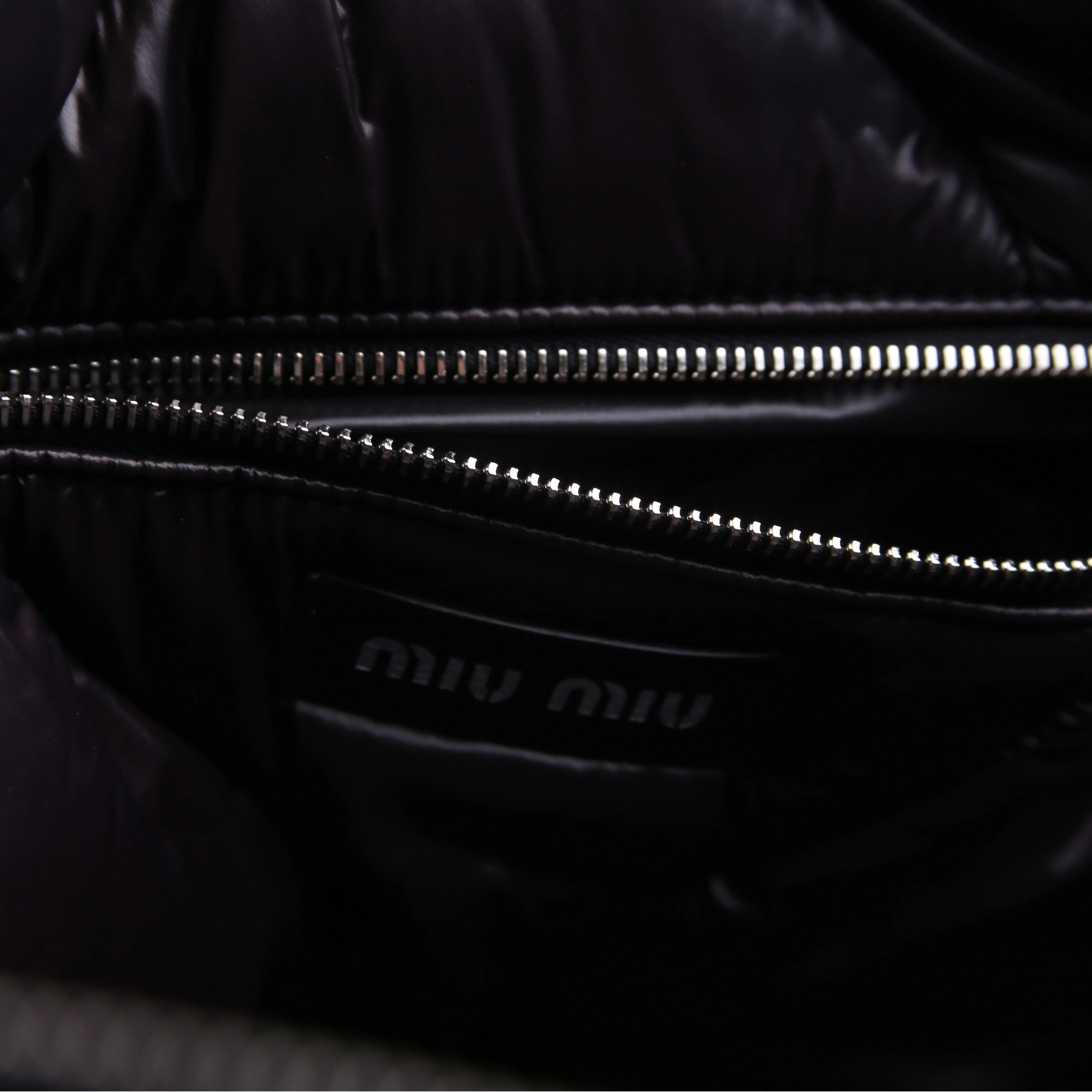 Padded Nylon Top Handle Black - Image 9