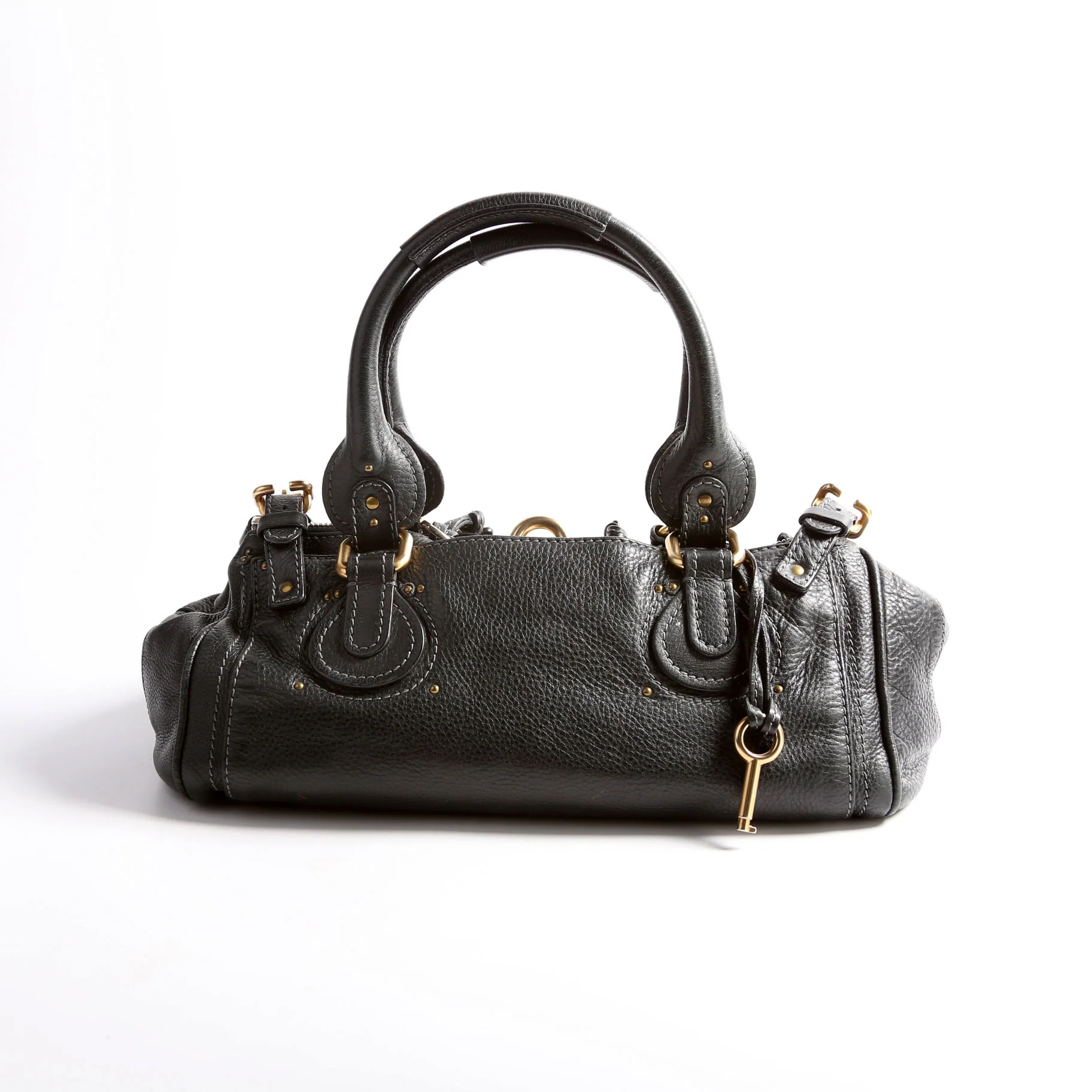 Paddington Top Handle Black/Gold - Image 3