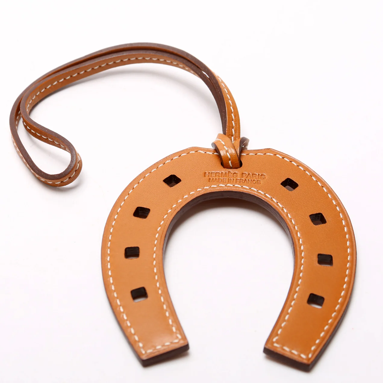 Paddock Horseshoe Charm Brown - Image 3