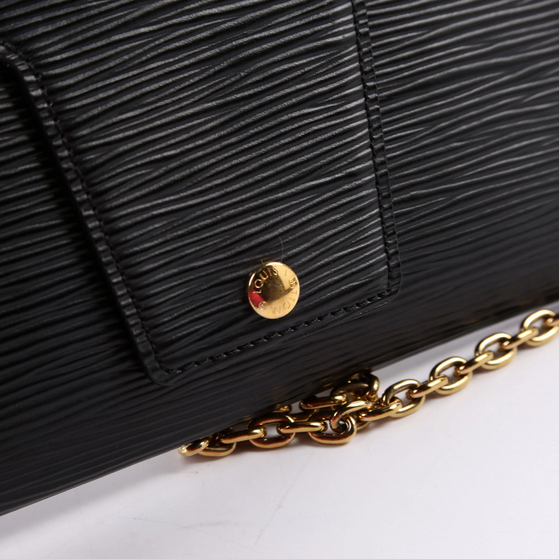 Padlock on Strap Epi Black - Image 6