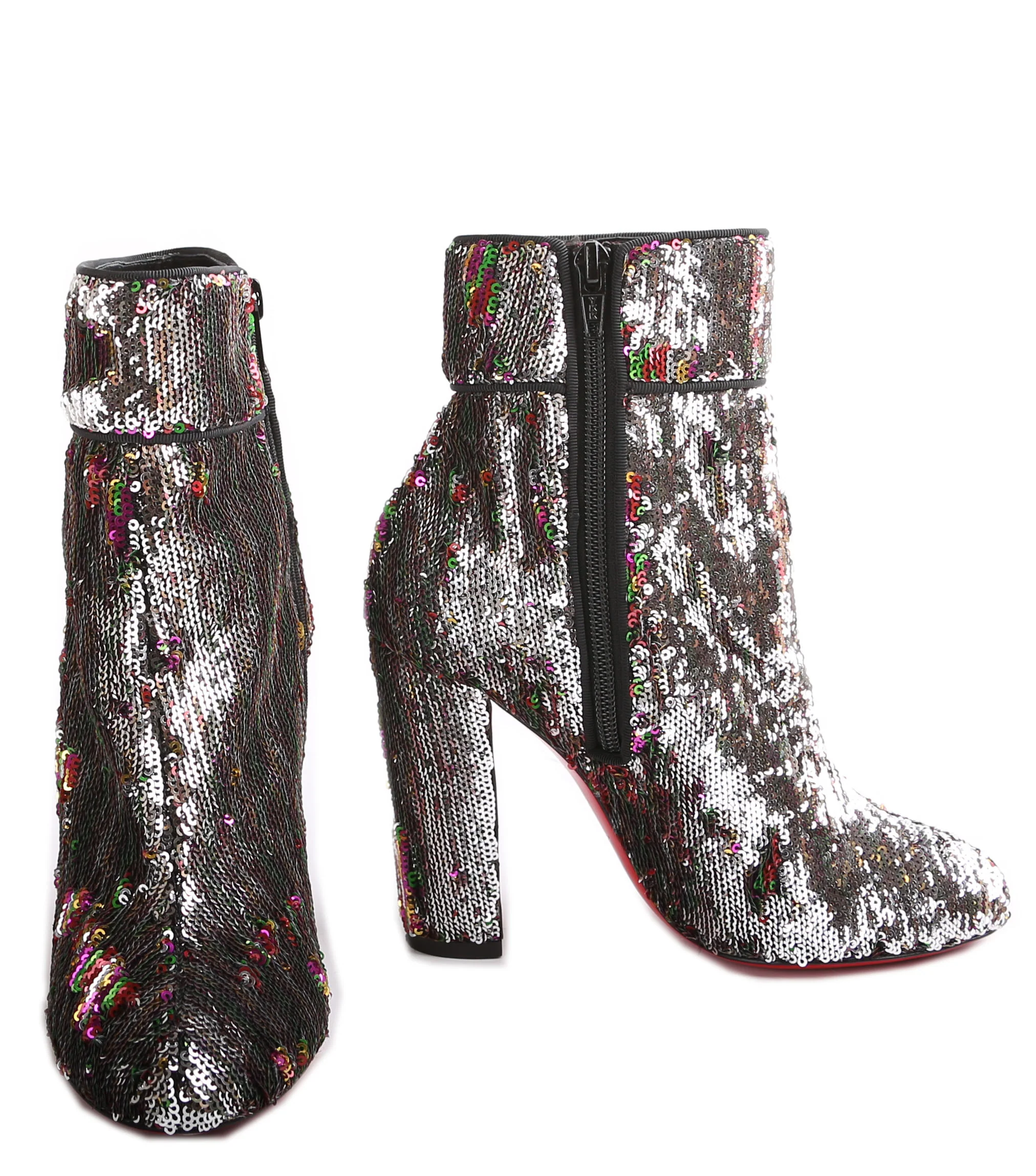 Pailettes 100 Sequin Booties Size 35.5