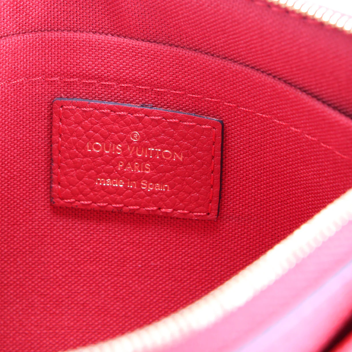 Pallas Clutch Monogram Brown/Red - Image 9