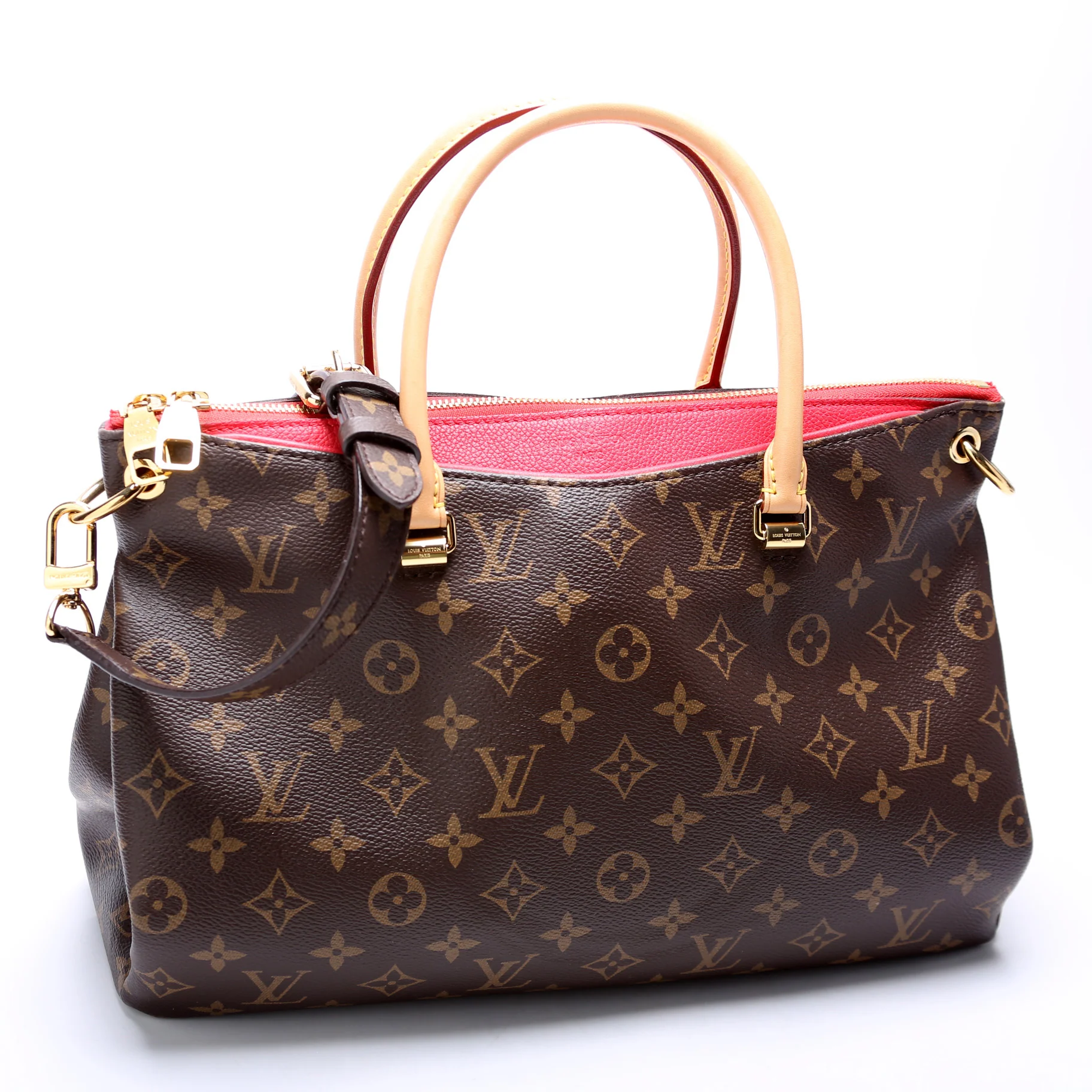 Pallas Tote Monogram Canvas Side - Image 2