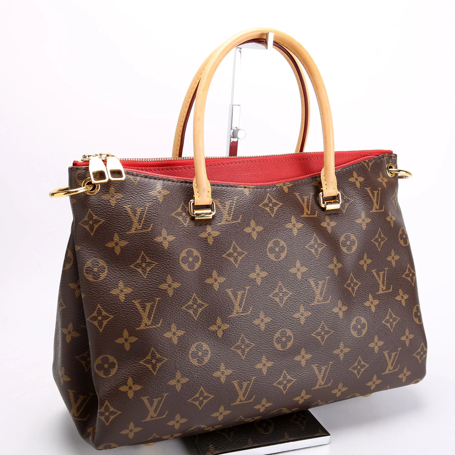 Pallas Tote Monogram Canvas Side - Image 2
