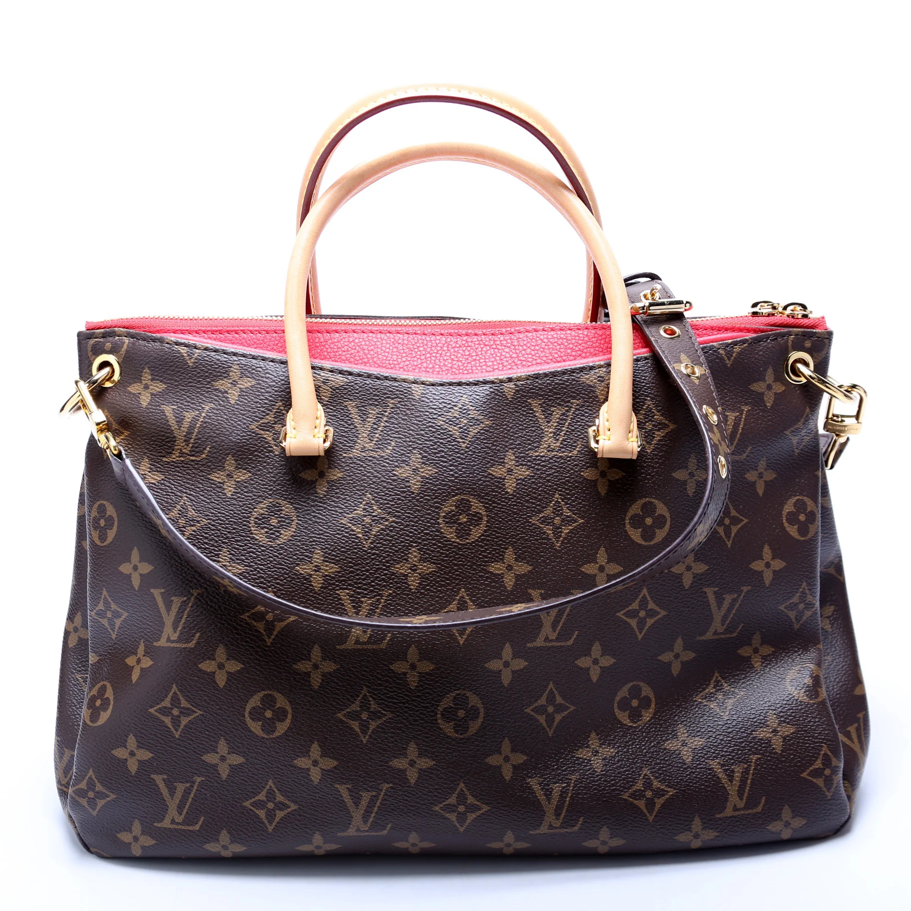 Pallas Tote Monogram Canvas Side - Image 3